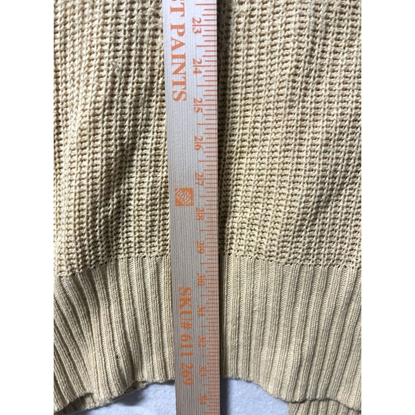 Bdg BDG Knit Long Cardigan Open Front Gold L Women Sweater Cardigan Open Front Flaws See Pic Fall Spring Winter Casual Clothing Size L / US 10 / IT 46 - 4 Thumbnail