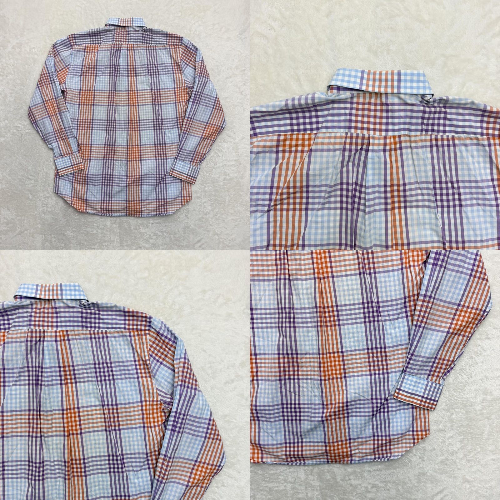 Peter Millar Peter Millar Shirt Mens Large Multicolor Plaid Button Down Long Sleeve Cotton Size US L / EU 52-54 / 3 - 8 Thumbnail