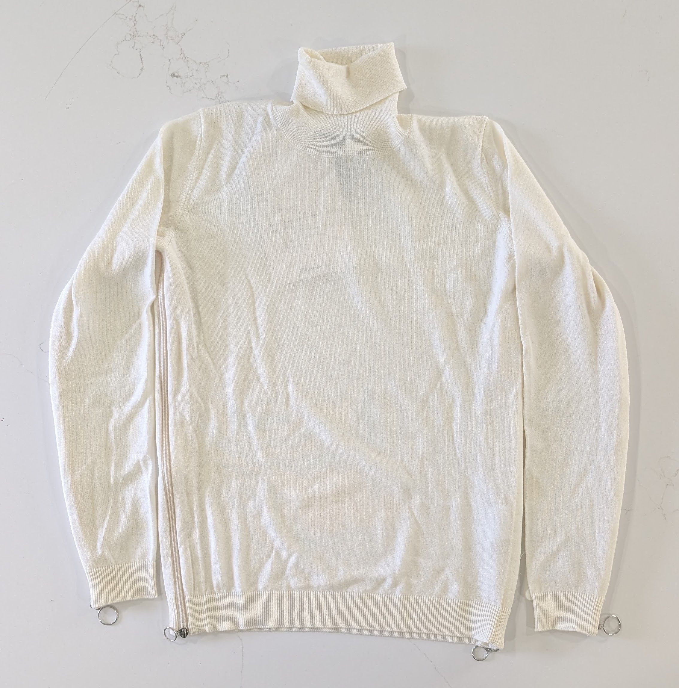Other SETCHU Zip Knit Turtleneck Sweater Off-White Size 1 S Size US S / EU 44-46 / 1 - 1 Thumbnail