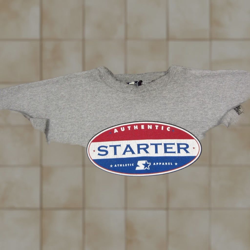 Starter Vintage Starter Sweatshirt Adult 2XL Gray Authentic Athletic Fleece Mens 90s Size US XXL / EU 58 / 5 - 1 Thumbnail