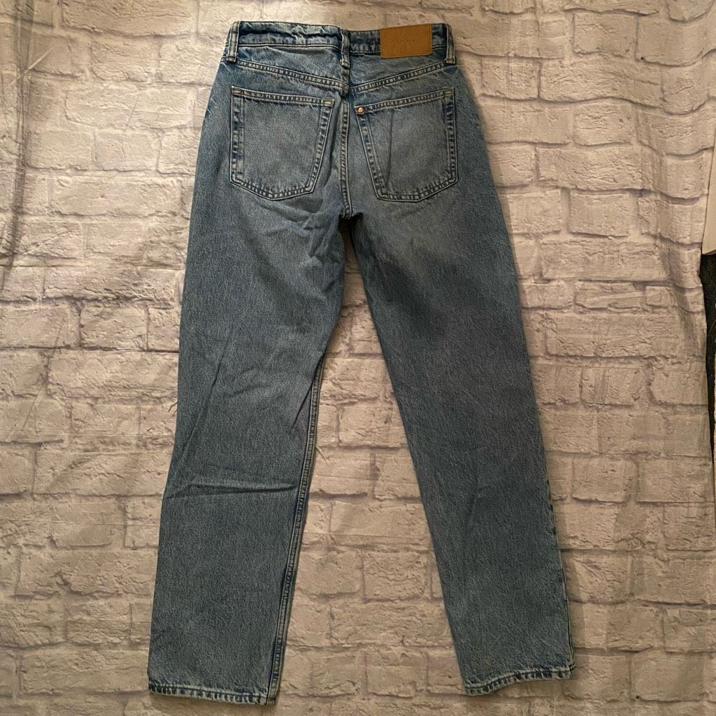 Other &Denim women 2 high waist 90s boyfriend ripped distressed bl Size 26" / US 2 / IT 38 - 8 Thumbnail