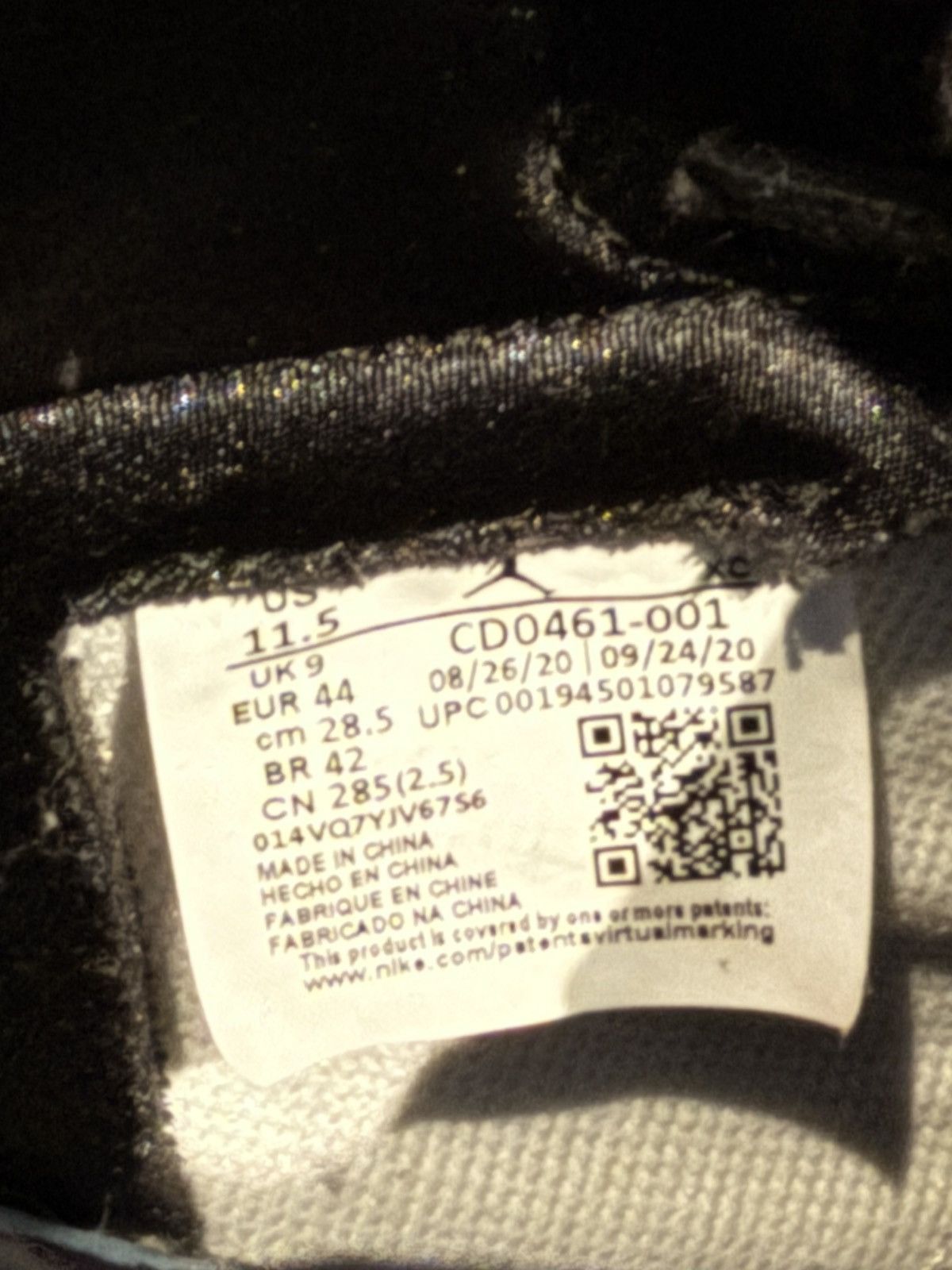 Jordan Brand Jordan 1 silver Toe Size US 9.5 / EU 42-43 - 6 Thumbnail