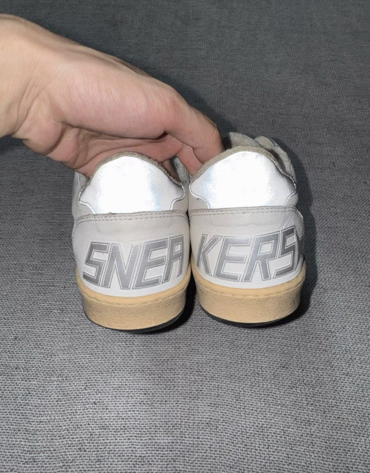 Golden Goose Golden Goose GGDB Ballstar Distressed Star Sneakers K37 Size US 9.5 / EU 42-43 - 4 Thumbnail