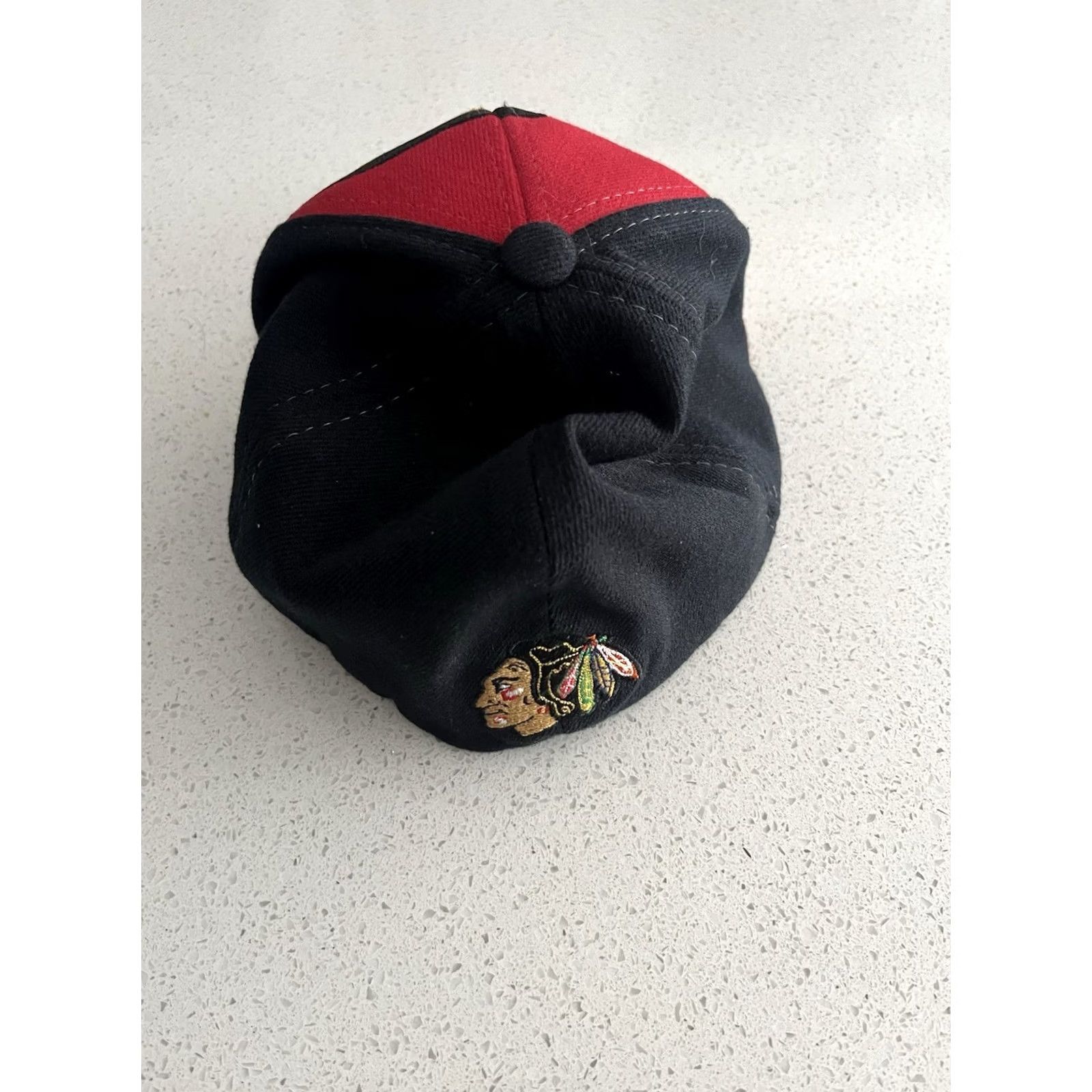 Zephyr VINTAGE Zephyr NHL Chicago Blackhawks Snapback Hat Men S Red Logo Hat Size ONE SIZE - 3 Thumbnail