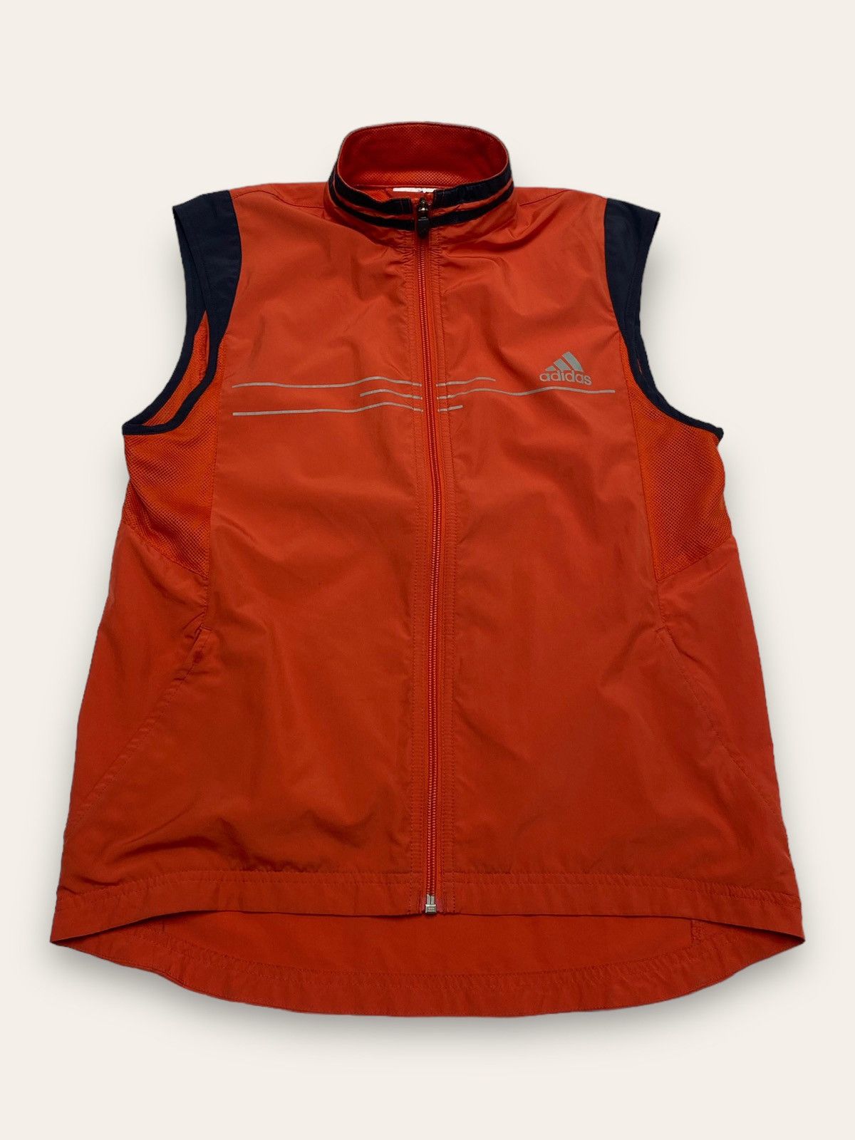 Adidas 2000 Vintage ADIDAS Orange Superlight Hiking Vest Reflective Size US S / EU 44-46 / 1 - 2 Thumbnail