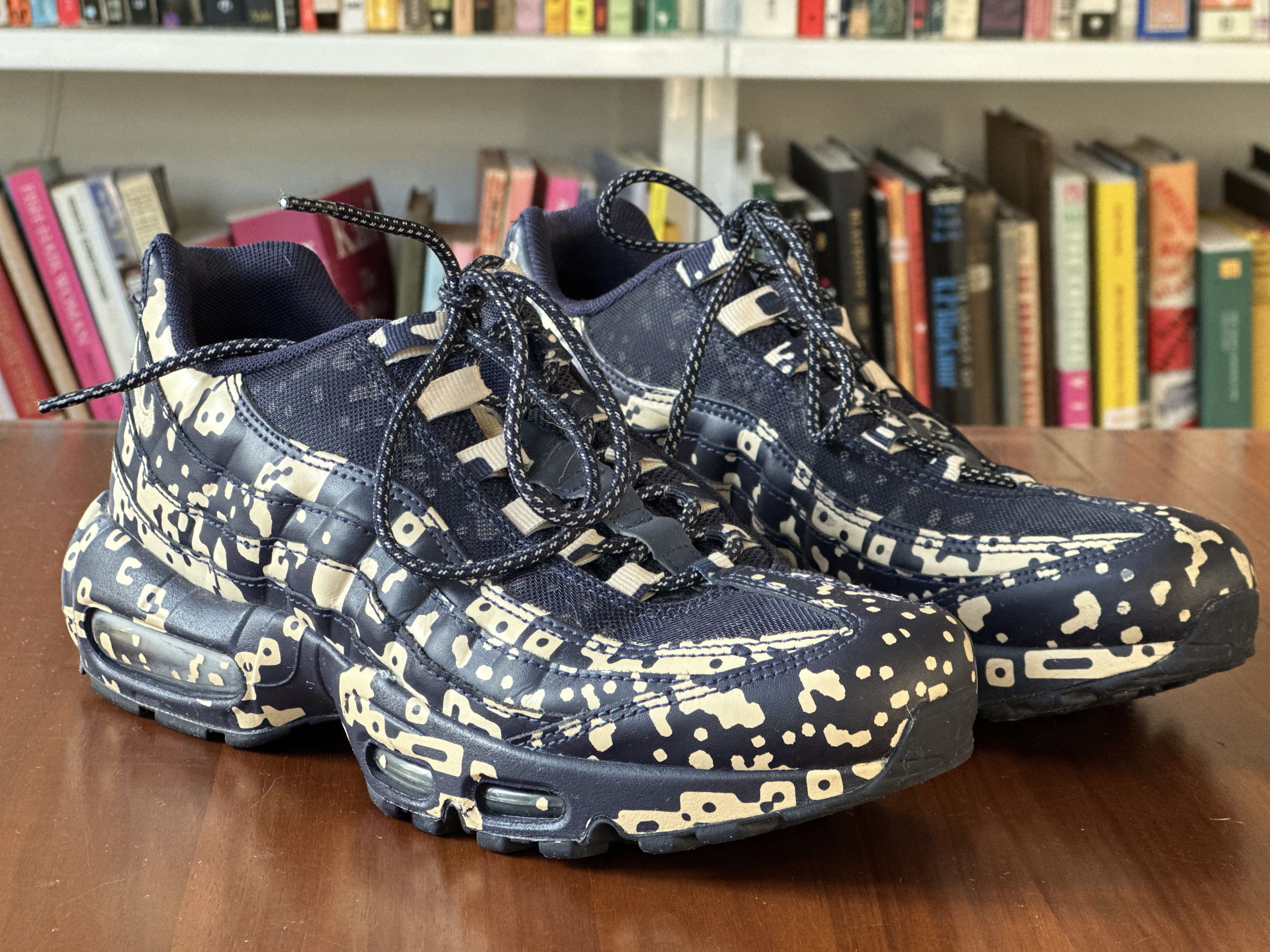 Nike Size 8 - Nike Air Max 95. Nike x Cav Empt Black Navy Camo Size US 8 / EU 41 - 2 Thumbnail