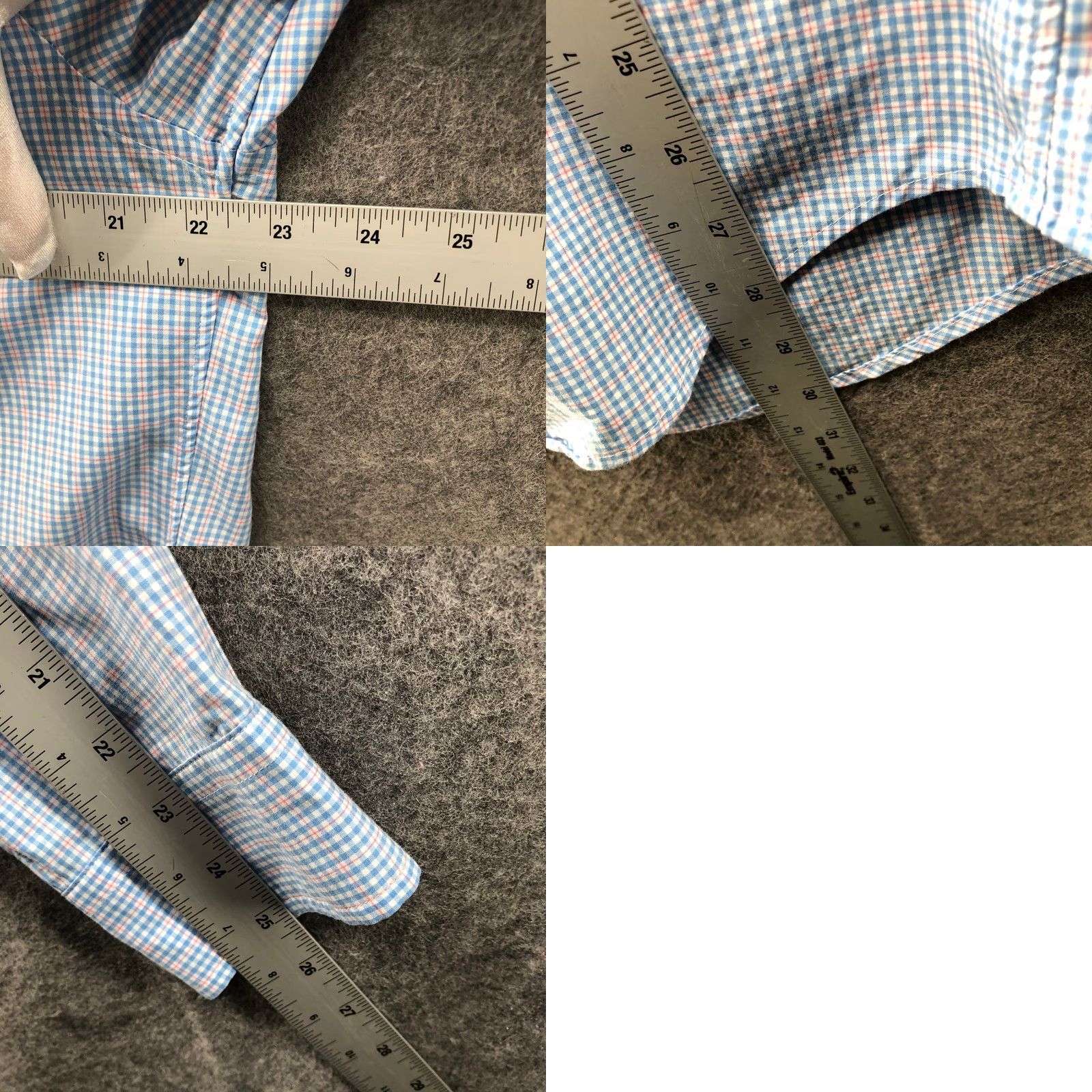 Vineyard Vines Vineyard Vines Tucker Classic Fit Shirt Mens M Blue Plaid Long Sleeve Button-Down Chest Pocket Embroidered Whale Logo Shirt Size US M / EU 48-50 / 2 - 8 Thumbnail