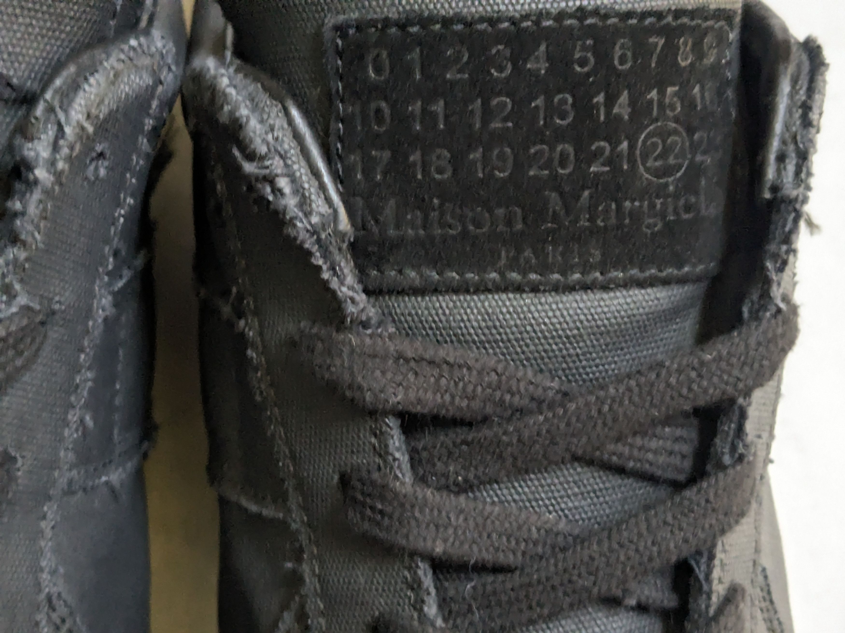 Maison Margiela Maison Margiela GAT Replica Black 10 43 Canvas Low Size US 10 / EU 43 - 8 Thumbnail