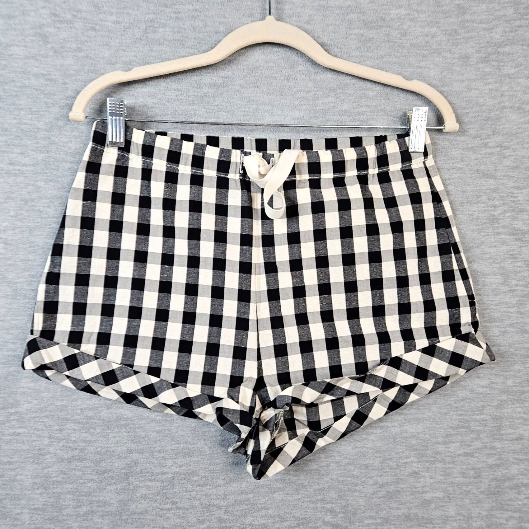 Solid & Striped Solid & Striped Women's XS Gingham Shorts Solid Color Multicolor Casual Cotton 5-Pocket Stretch Regular Front Flat Front Mens? Size 26" / US 2 / IT 38 - 7 Thumbnail