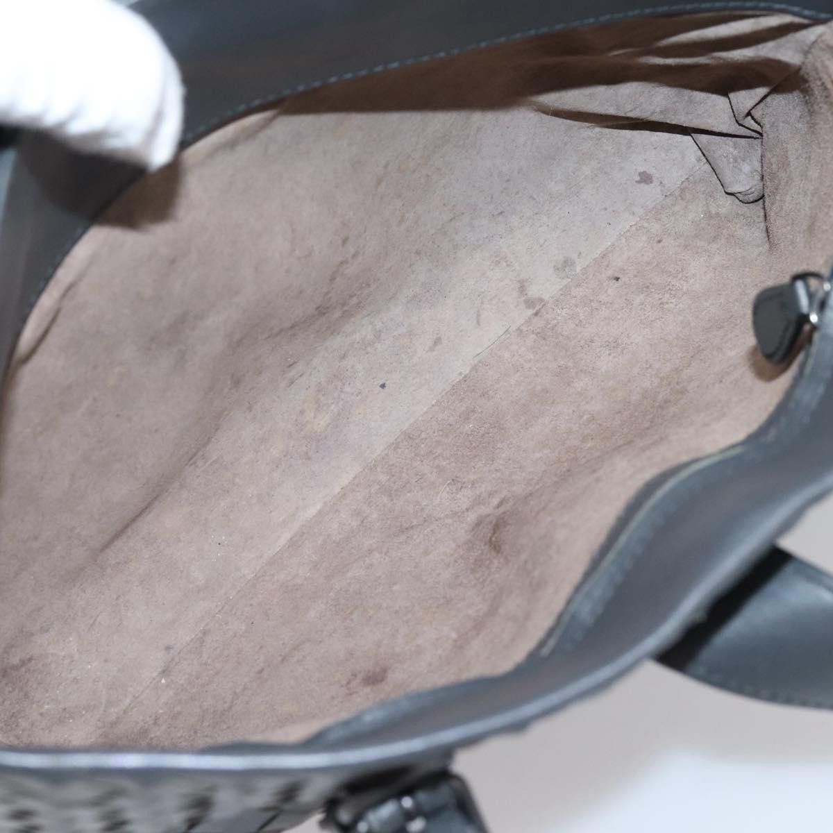 Bottega Veneta Bottega Veneta INTRECCIATO Hand Bag Leather Gray Auth Size ONE SIZE - 21 Thumbnail