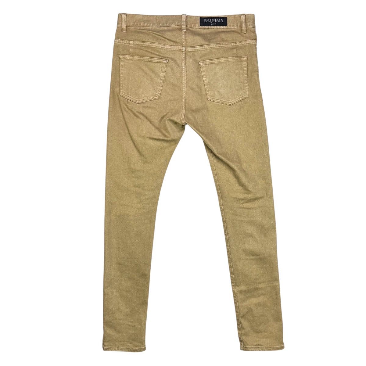 BALMAIN SS17 BEIGE DENIM