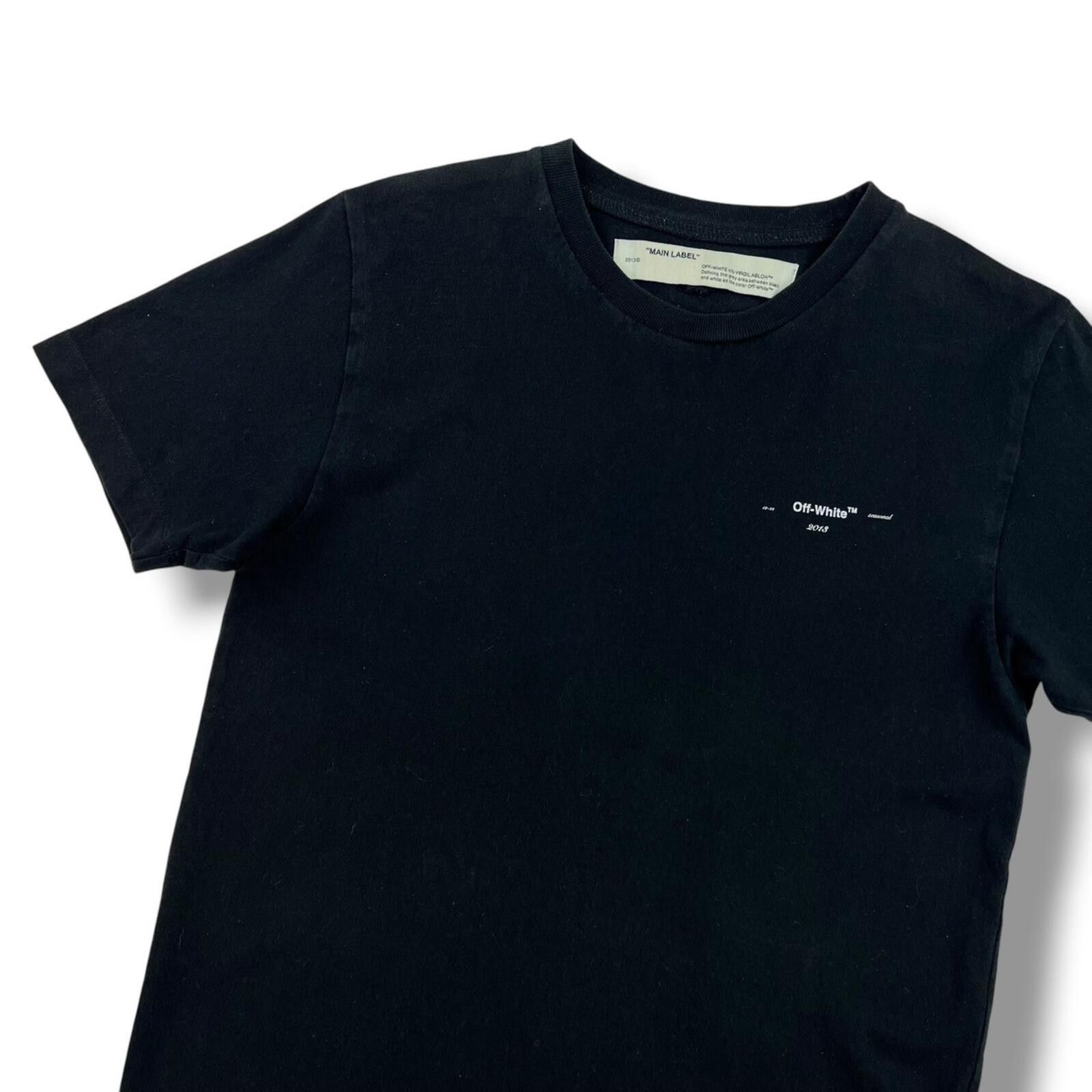 Off-White Off-White Mini Logo Black T-Shirt Size US XS / EU 42 / 0 - 1 Thumbnail
