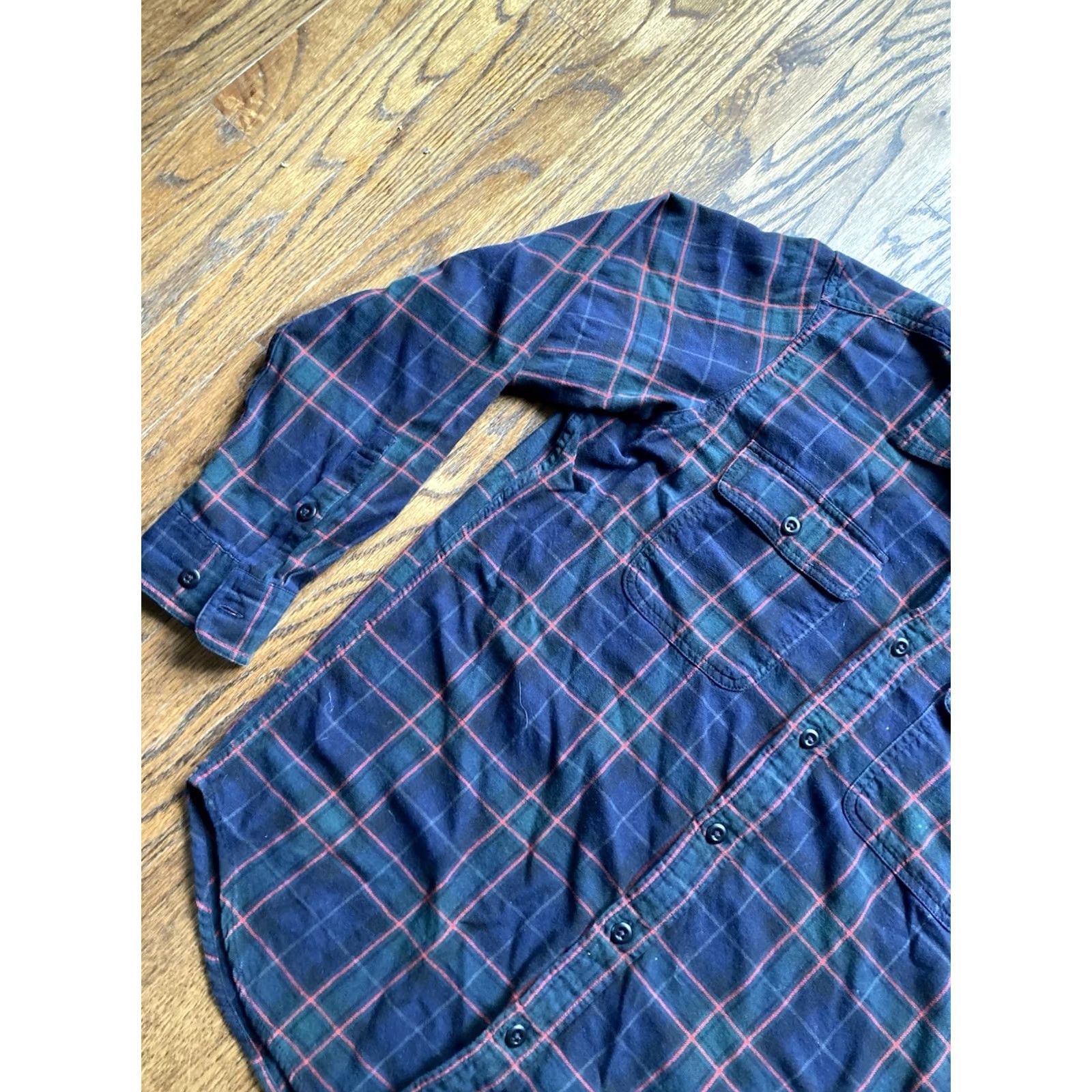 Filson Filson Shirt Mens Medium Navy Plaid Flannel Button Up Pocket Workwear Casual Size US M / EU 48-50 / 2 - 2 Thumbnail