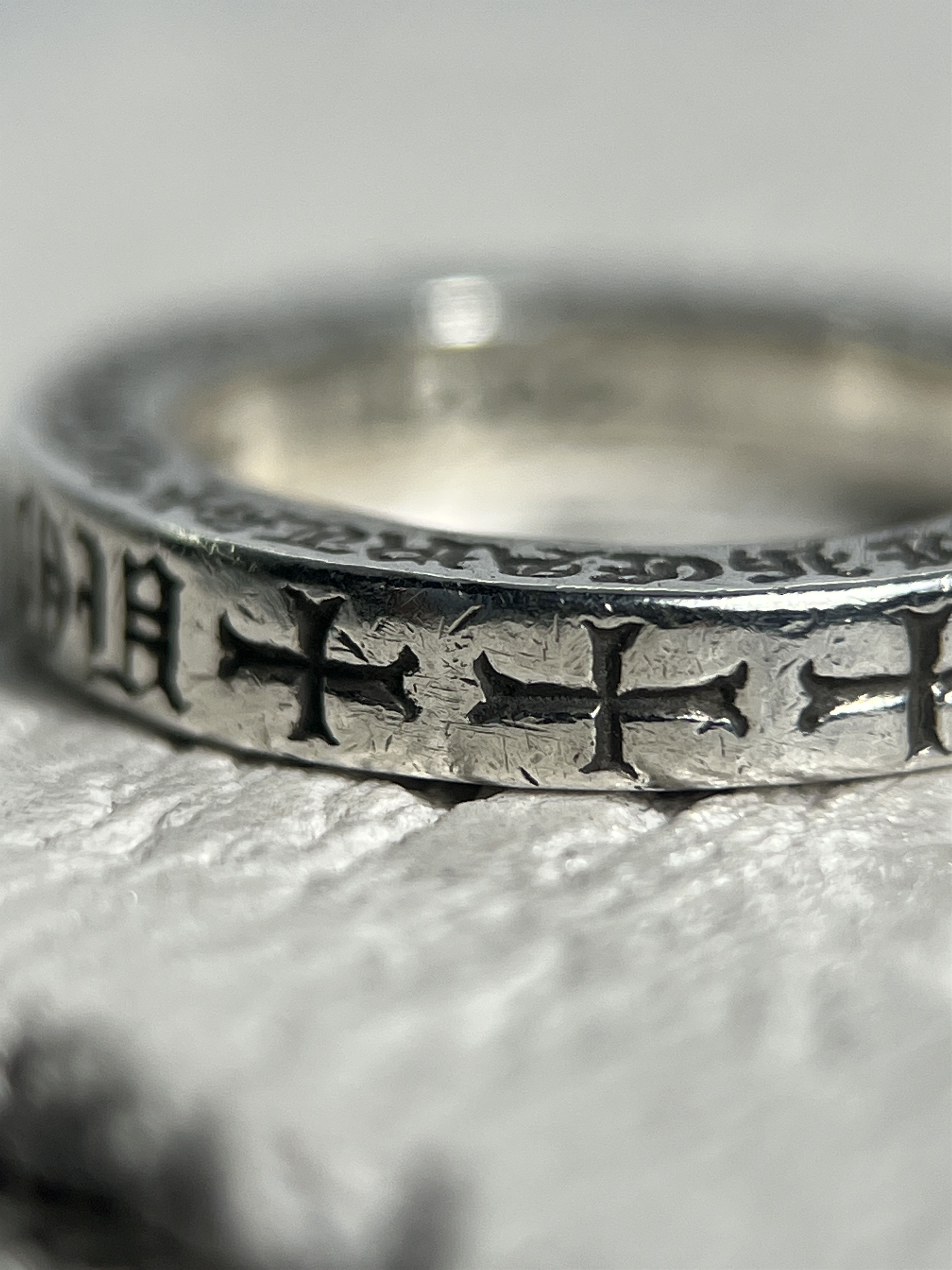 Chrome Hearts Chrome Hearts Spacer Ring Silver 2001 US4 47MM Size ONE SIZE - 13 Thumbnail