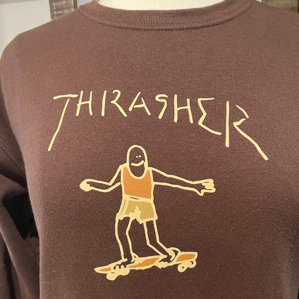 Thrasher Thrasher Gonz Logo Long Sleeve Sweatshirt Skateboarding Mens Size US S / EU 44-46 / 1 - 2 Thumbnail