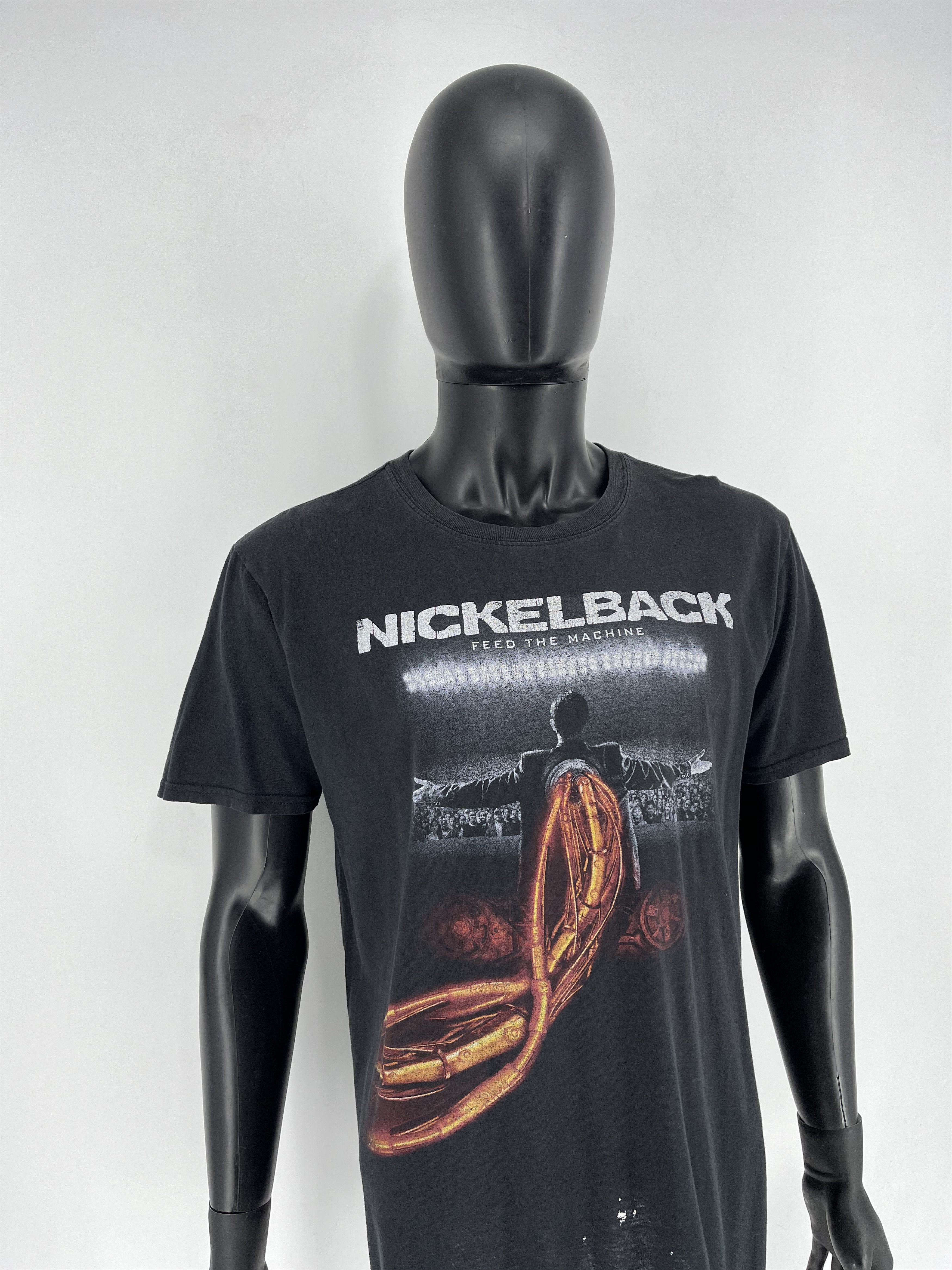 Band Tees × Vintage Nickelback Feed The Machine Tour T-Shirt 2018 Size L Size US L / EU 52-54 / 3 - 4 Thumbnail