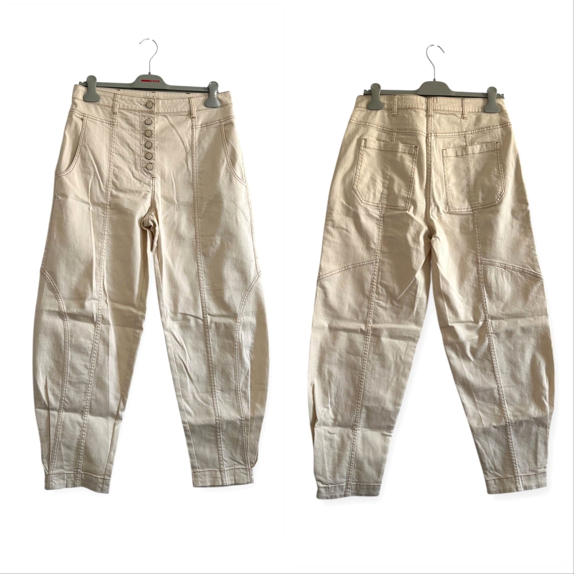 Ulla Johnson Ulla Johnson Brodie Jeans, Cream, Size 8, New with tag, MSRP Size 30" / US 8 / IT 44 - 12 Thumbnail