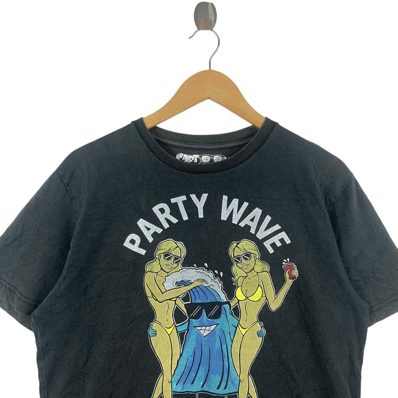 Billabong BILLABONG SURF Party Wave Natural Sun Faded Tee Shirt Size L / US 10 / IT 46 - 2 Thumbnail
