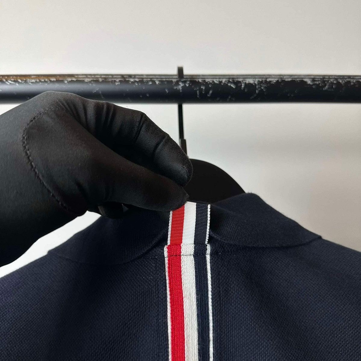 Thom Browne THOM BROWNE BACK STRIPED POLO SHIRT Size US S / EU 44-46 / 1 - 9 Thumbnail