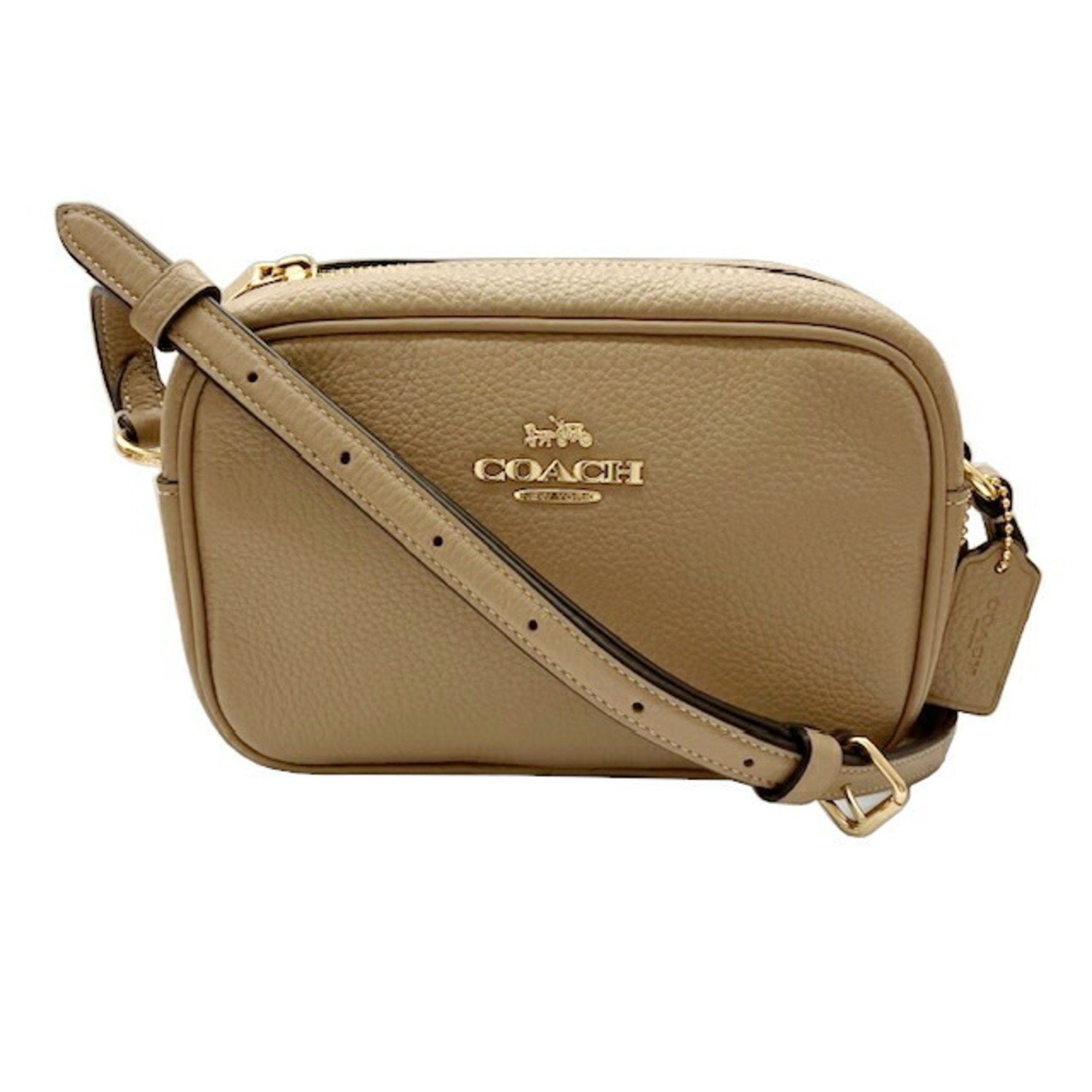 Coach Mini Jamie Camera Bag Cq875 Beige Shoulder For Women
