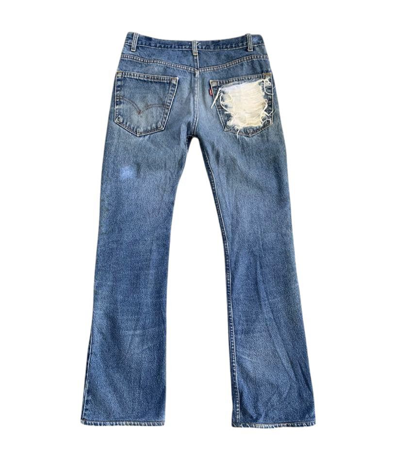 Levi's Levis Distressed 517 Sample Boot Cut Denim Pant Made in Usa Size US 30 / EU 46 - 2 Thumbnail