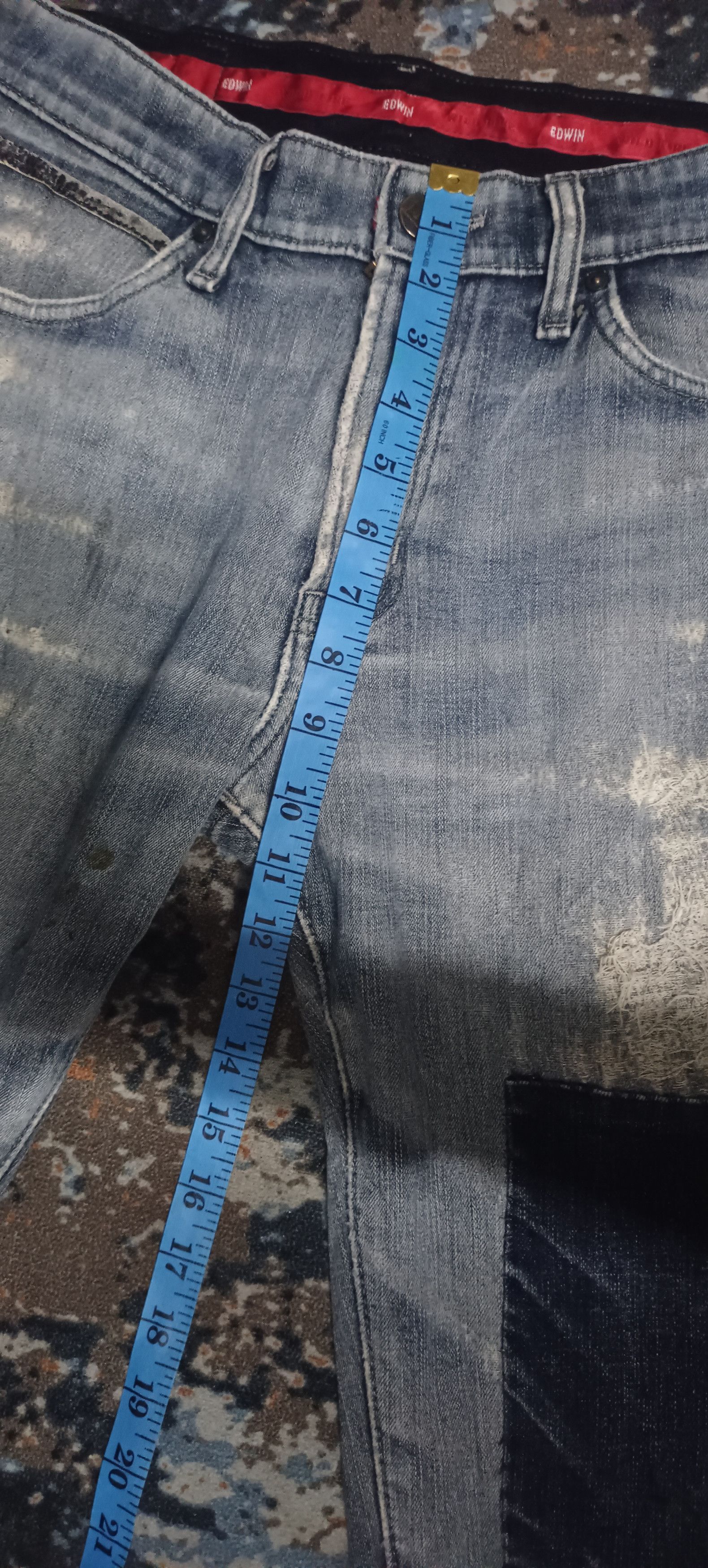Edwin × Vintage Edwin Wild Fire Jeans Denim Pants Nice Design Size US 30 / EU 46 - 18 Thumbnail