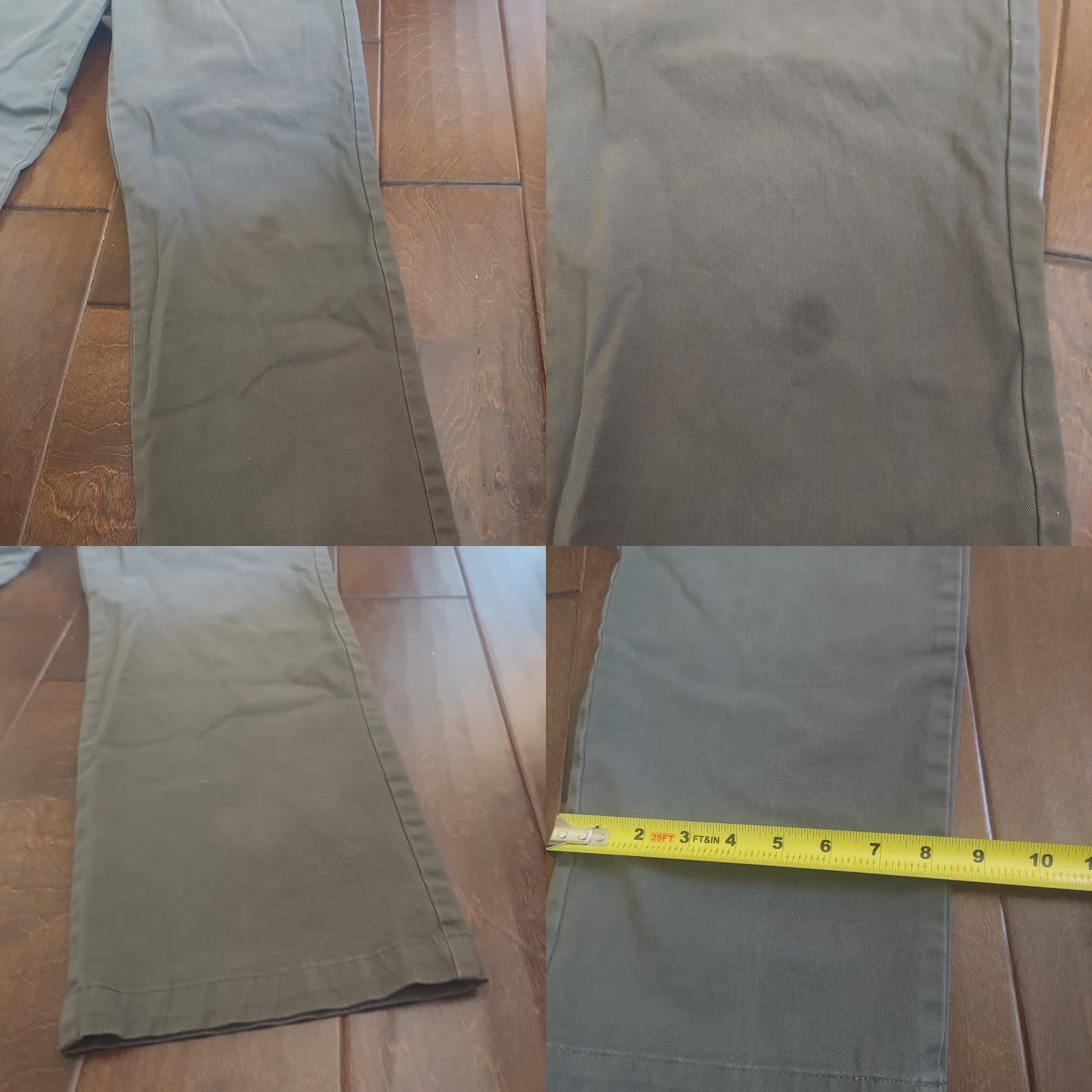 Dockers DOCKERS Pants Men Gray Straight Chino W32 L29 Regular Pockets Button Zip Casual Formal Size US 32 / EU 48 - 8 Thumbnail