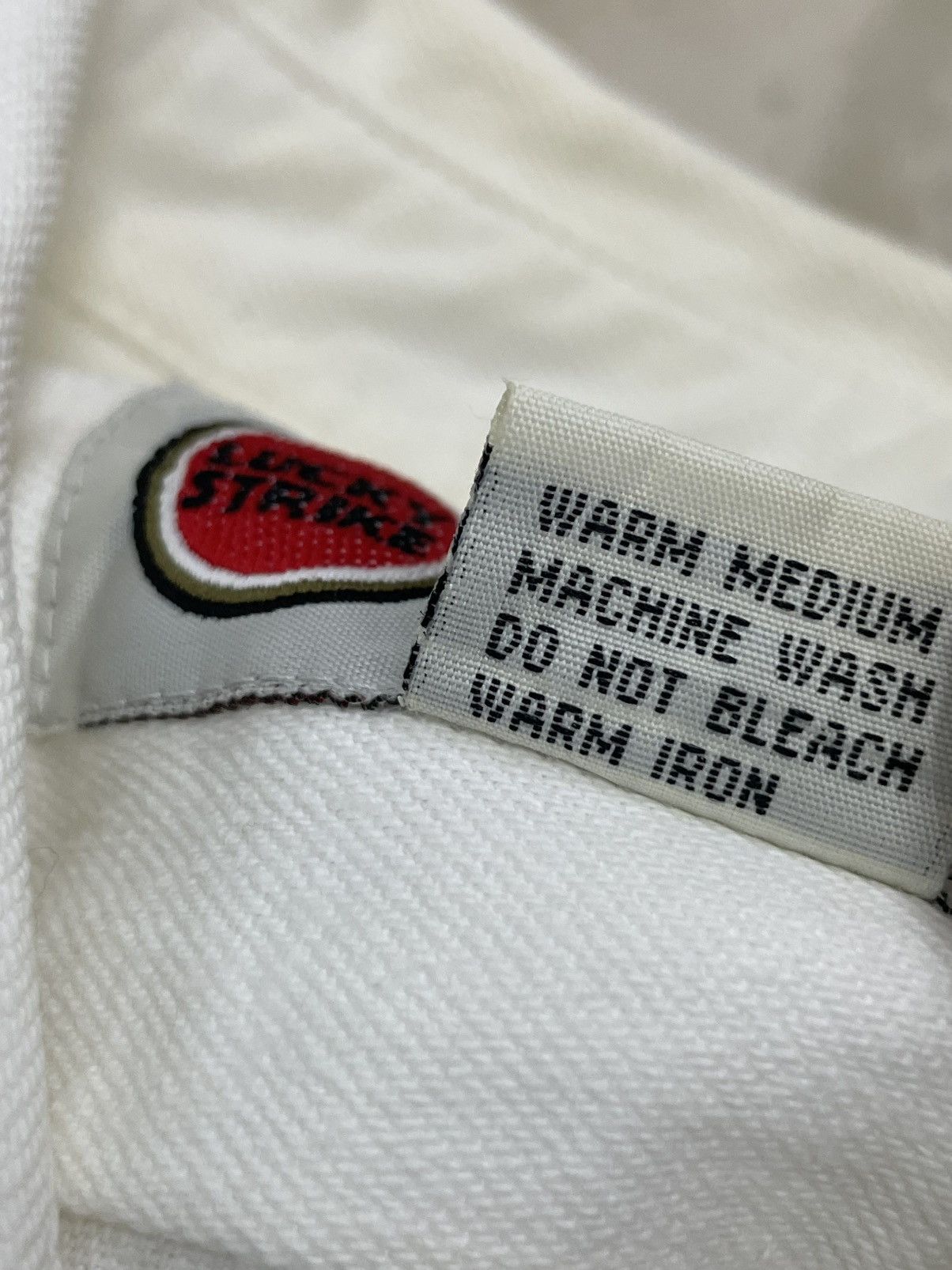 Lucky Brand × Vintage Vintage Rare Denim Lucky Strike Oversize Button Up Size US L / EU 52-54 / 3 - 13 Thumbnail