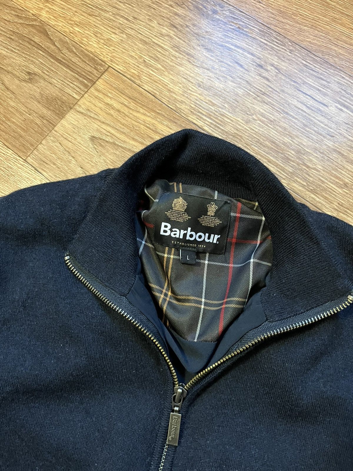 Barbour Barbour Gamlin Half Zip Wool Sweater Size US M / EU 48-50 / 2 - 3 Thumbnail