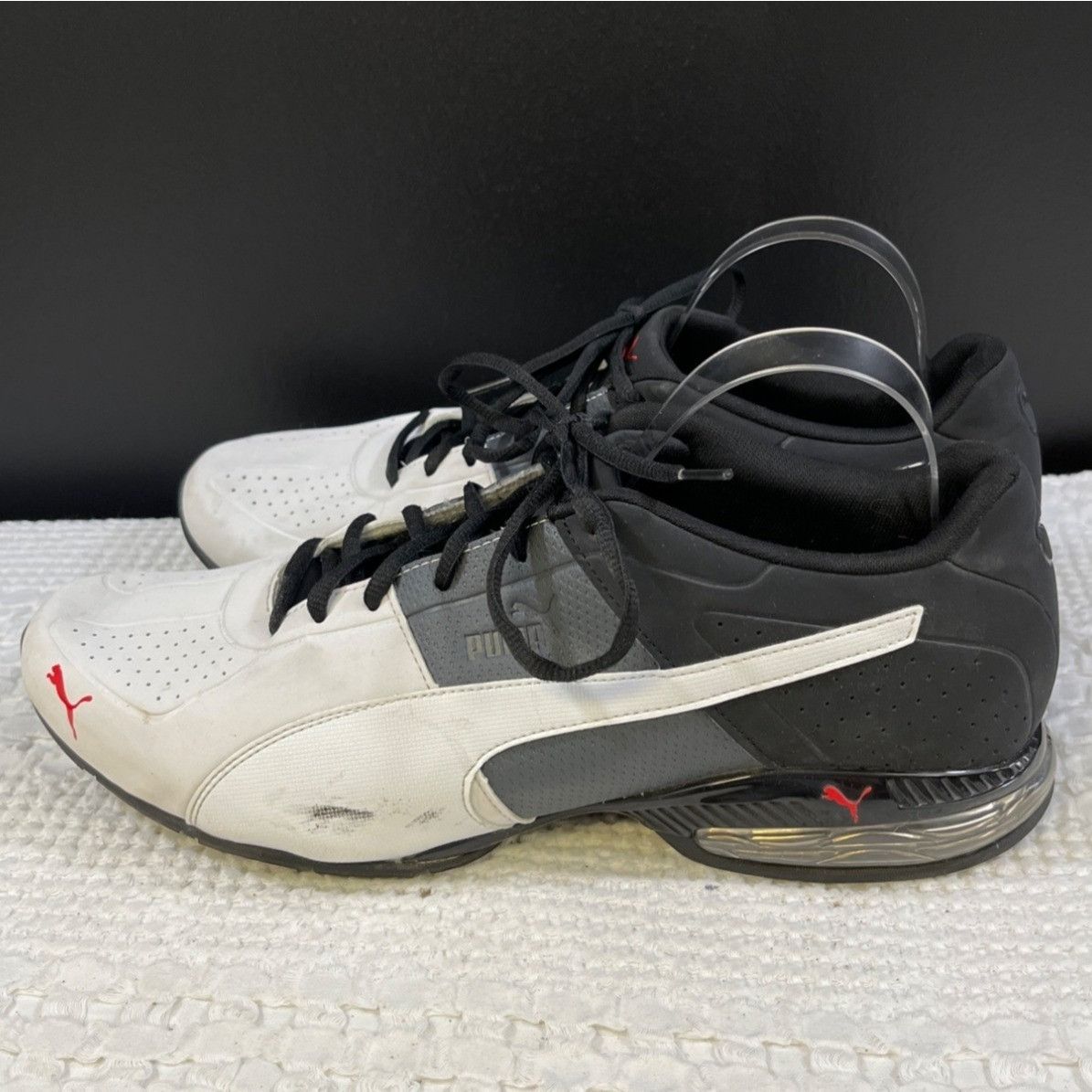 Puma Puma Men's Black/White Shoes/Sneakers Size 13 SKU 4929 Size US 13 / EU 46 - 4 Thumbnail