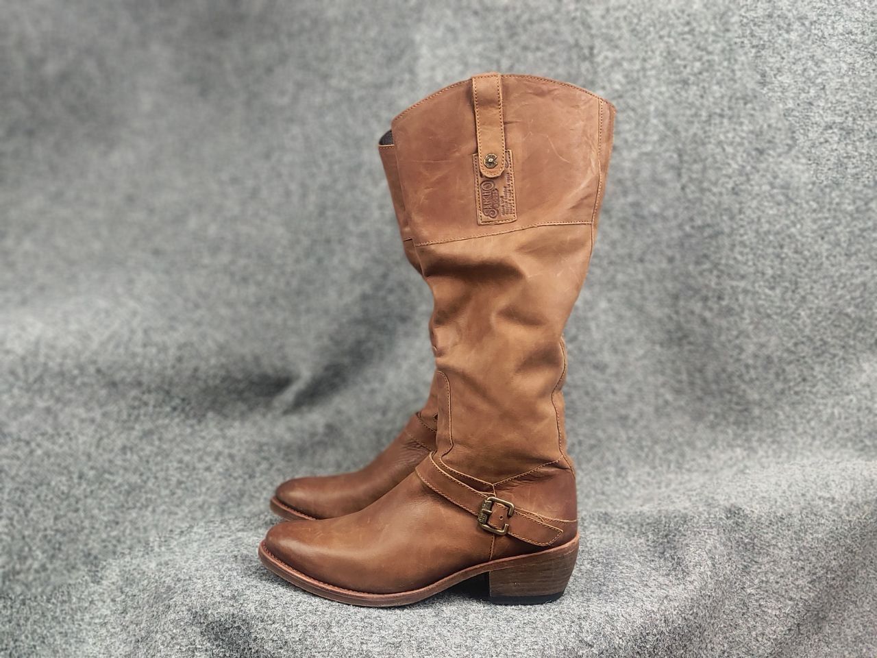 Sancho Boots Sancho Boots 9204 brown leather knee high zip Shoes Vintage Size US 10 / IT 40 - 7 Thumbnail