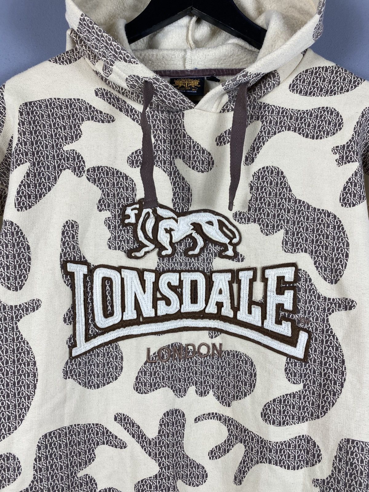 Lonsdale × Vintage Vintage Hoodie Lonsdale London Limited Edition Oversized Size US M / EU 48-50 / 2 - 4 Thumbnail