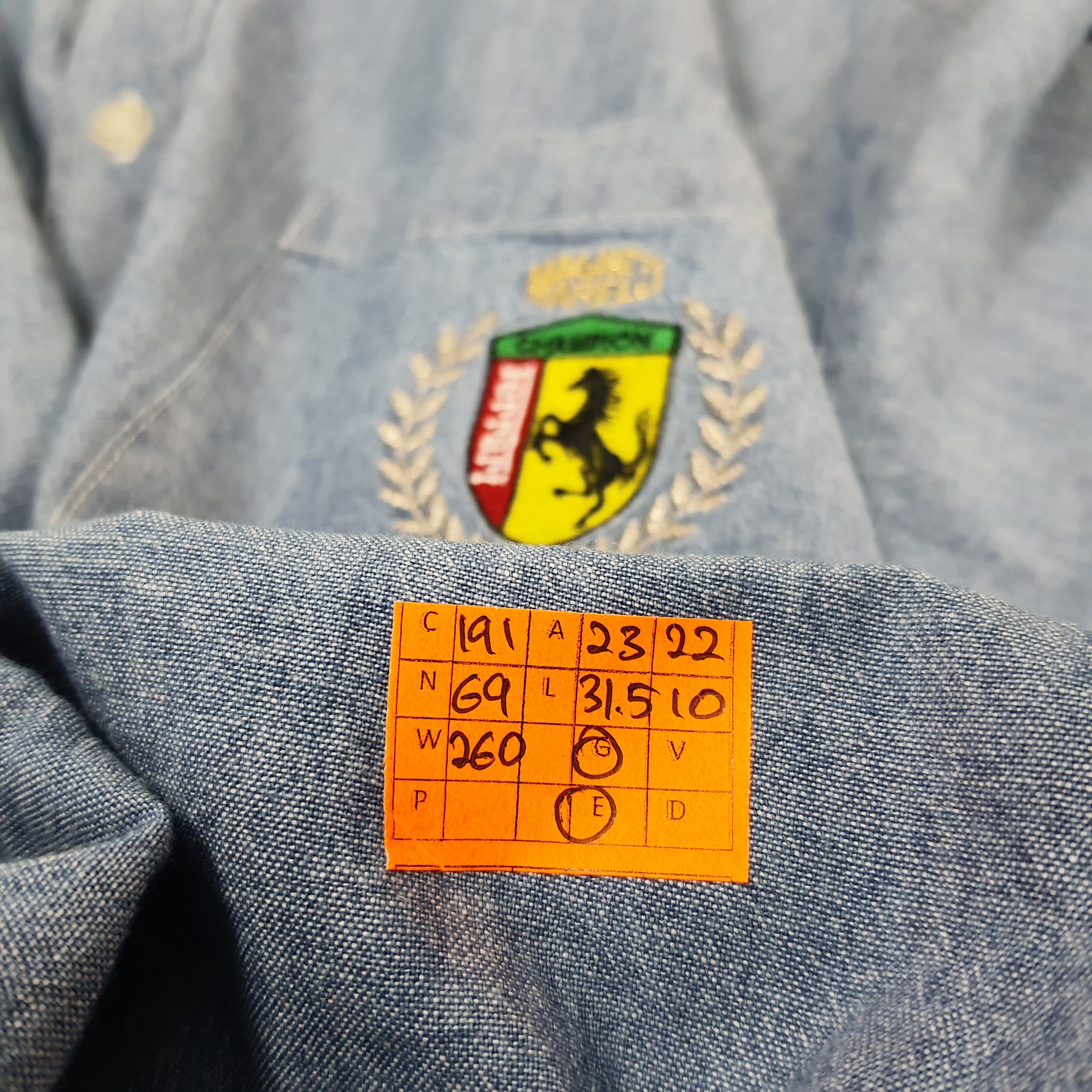 Ferrari × Vintage Vintage Magneti Marelli FERRARI Motorsports Button Shirt Size US L / EU 52-54 / 3 - 9 Thumbnail
