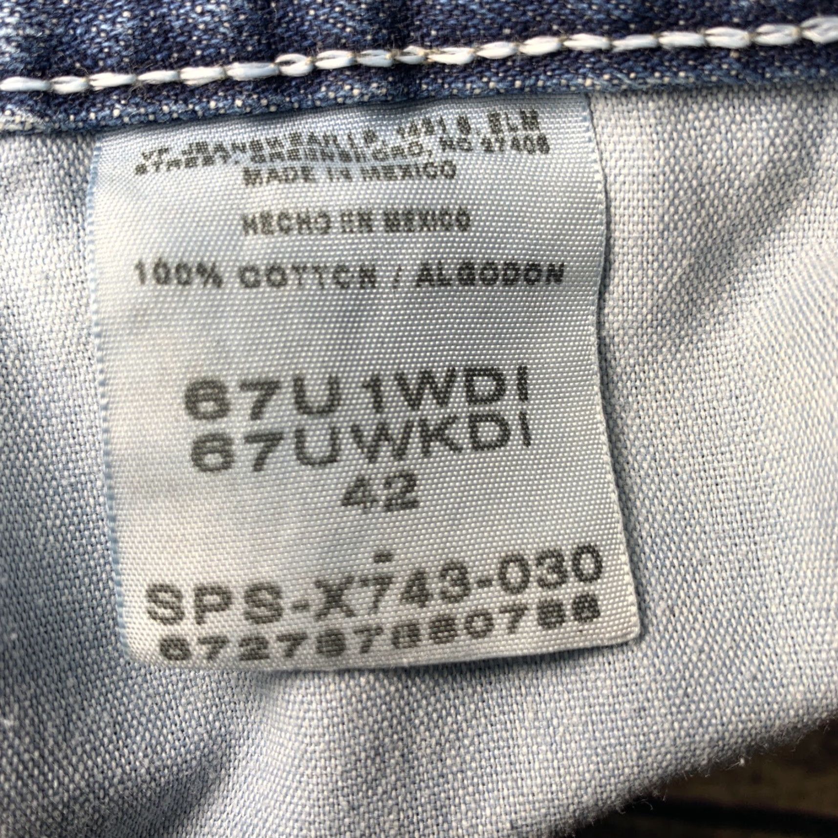 Wrangler VINTAGE Wrangler Carpenter Shorts Blue Jean Mens Size 42 Denim Work Cargo Hero Hammer Size US 42 / EU 58 - 5 Thumbnail