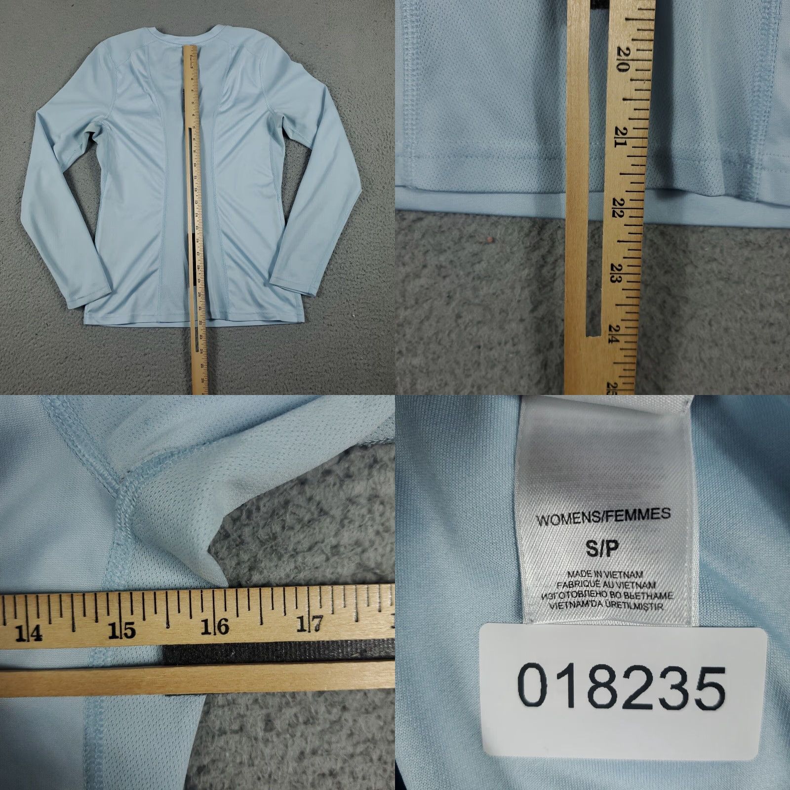 The North Face The North Face T Shirt Womens Small Light Blue Active Casual Long Sleeve Ladies Shirt Tee Size S / US 4 / IT 40 - 8 Thumbnail