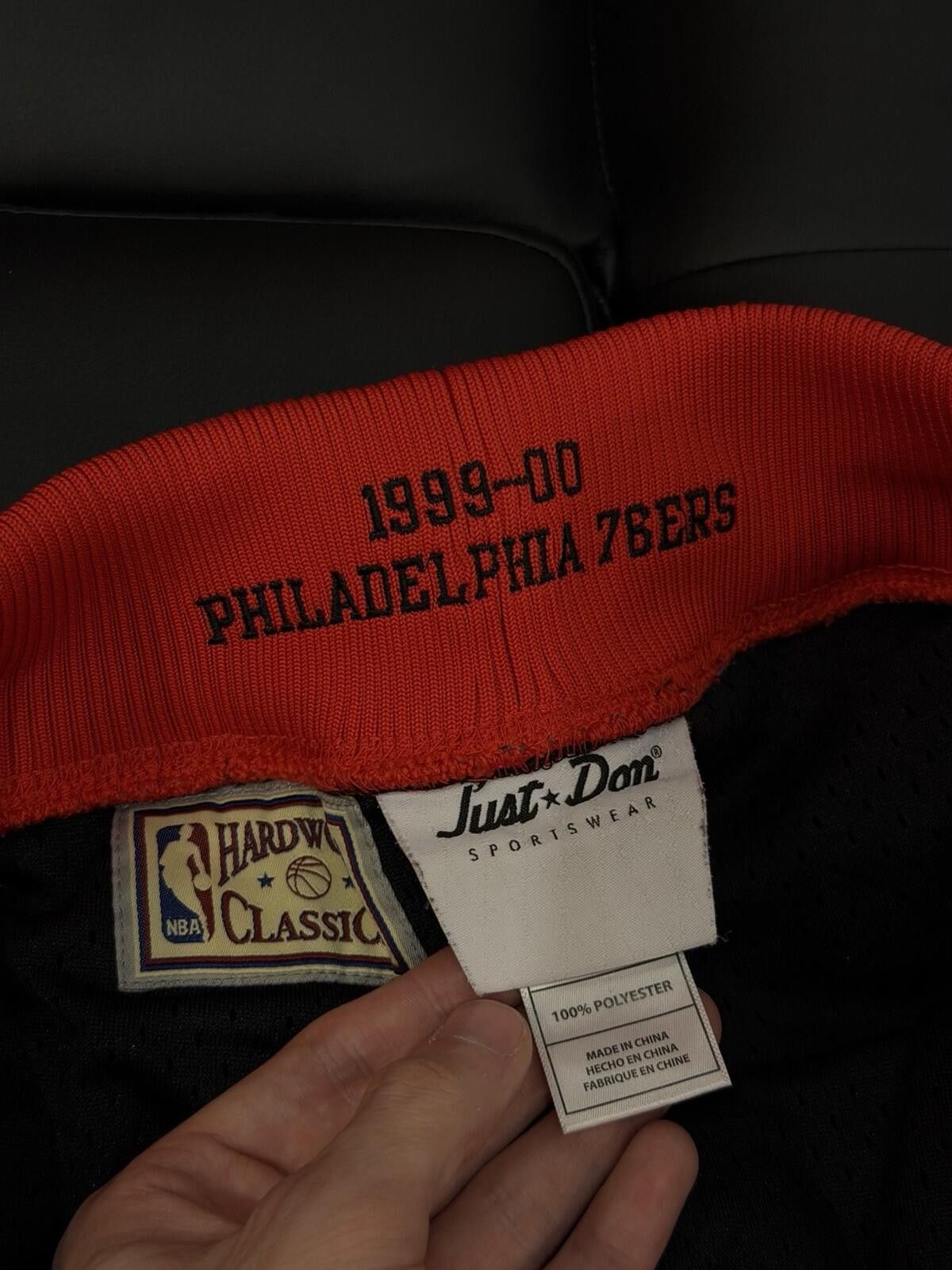 Mitchell & Ness Just Don X Mitchell Ness Philadelphia 76ers Shorts Medium Size ONE SIZE - 8 Thumbnail