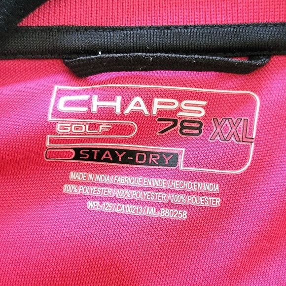 Chaps Chaps 78 Golf Stay-Dry Striped Polo Tee Size US XXL / EU 58 / 5 - 6 Thumbnail