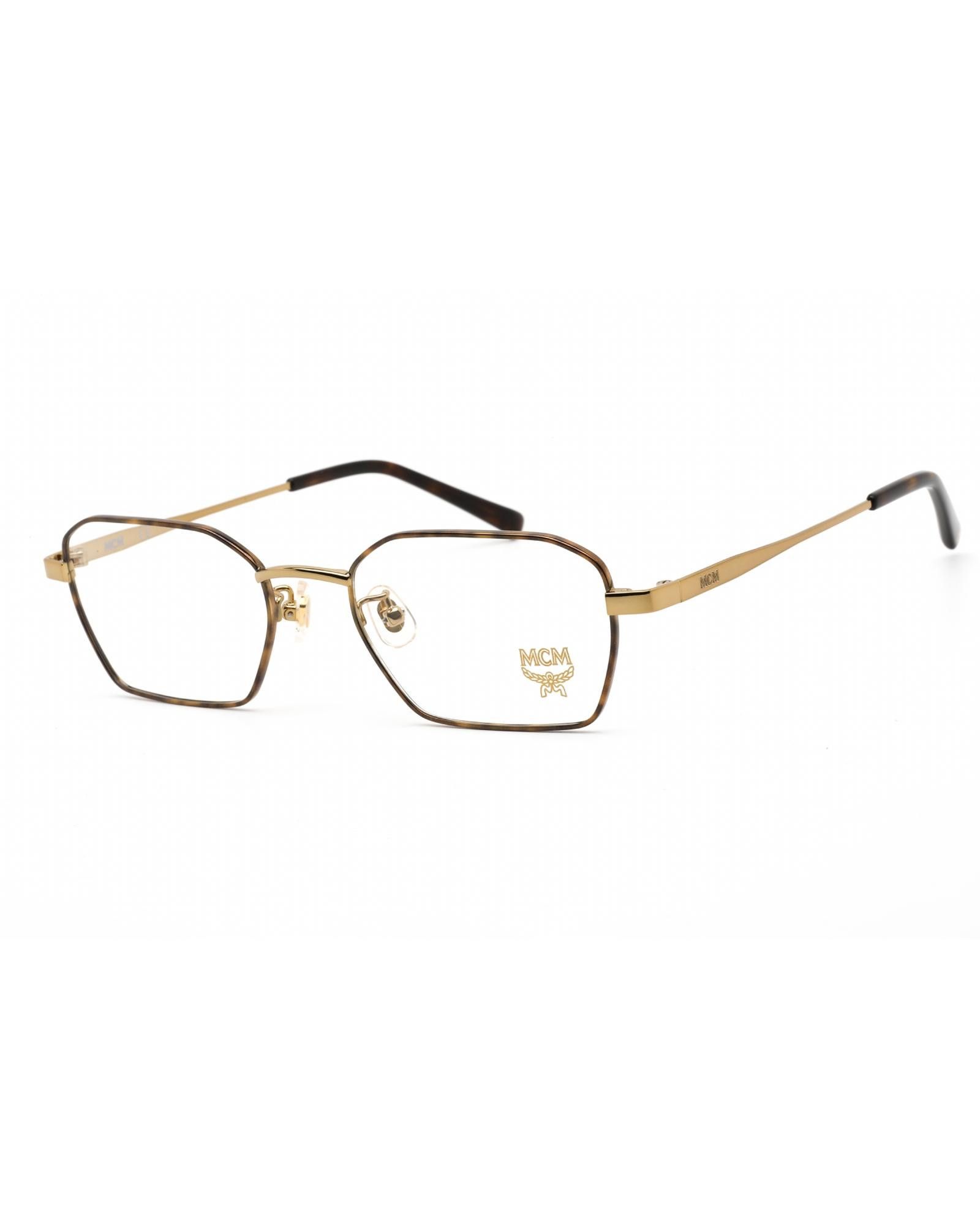 image of MCM2130A Eyeglasses Shiny Gold/havana / Clear Lens, Women's
