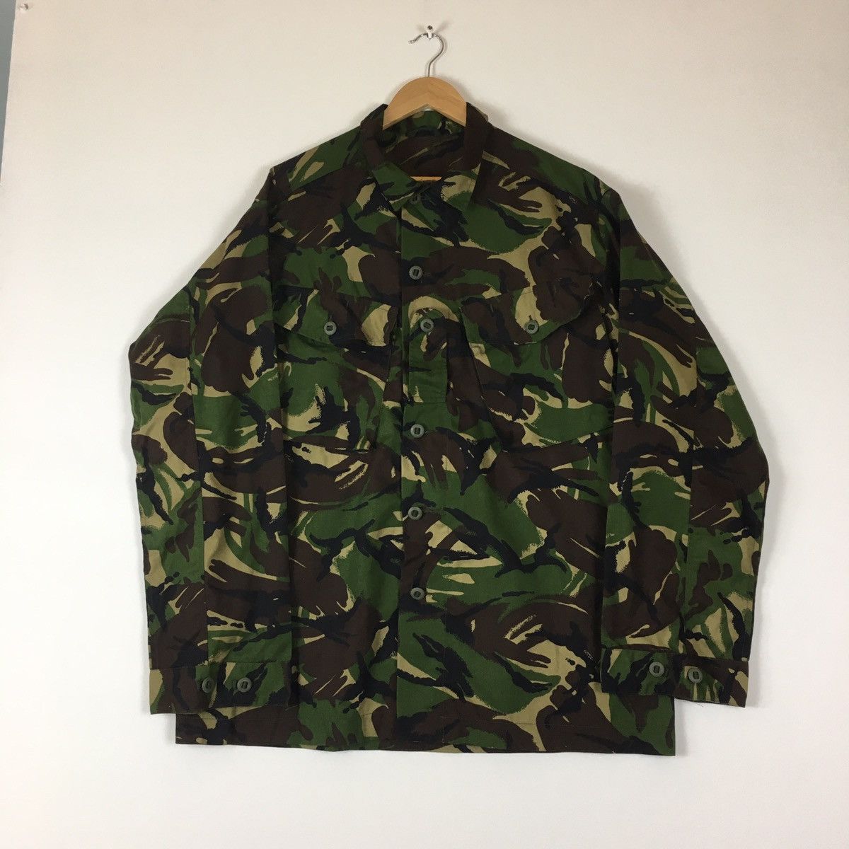 image of Archival Clothing x Army Of Me Archival Army Combat Jcaket in Tree Camo, Men's (Size Large)