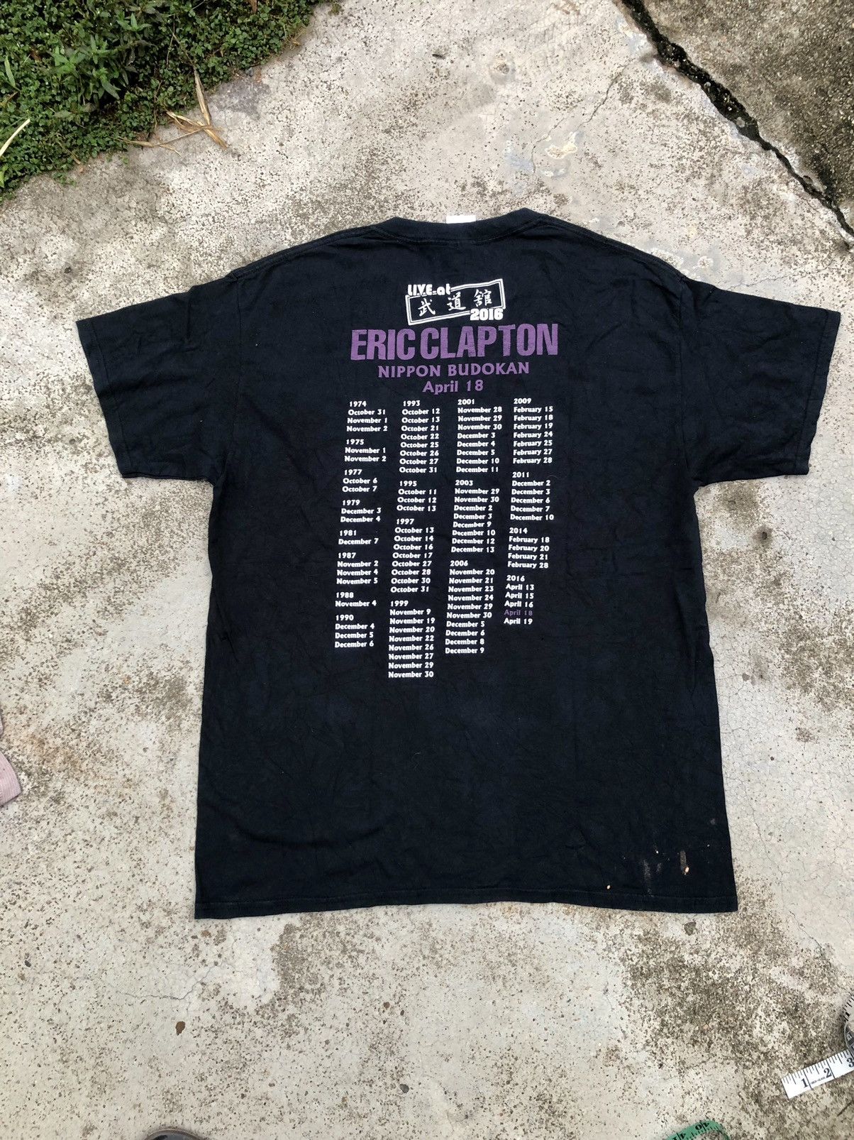 Band Tees ERIC CLAPTON LIVE AT BUDOKAN 2016 JAPAN Size US L / EU 52-54 / 3 - 3 Thumbnail