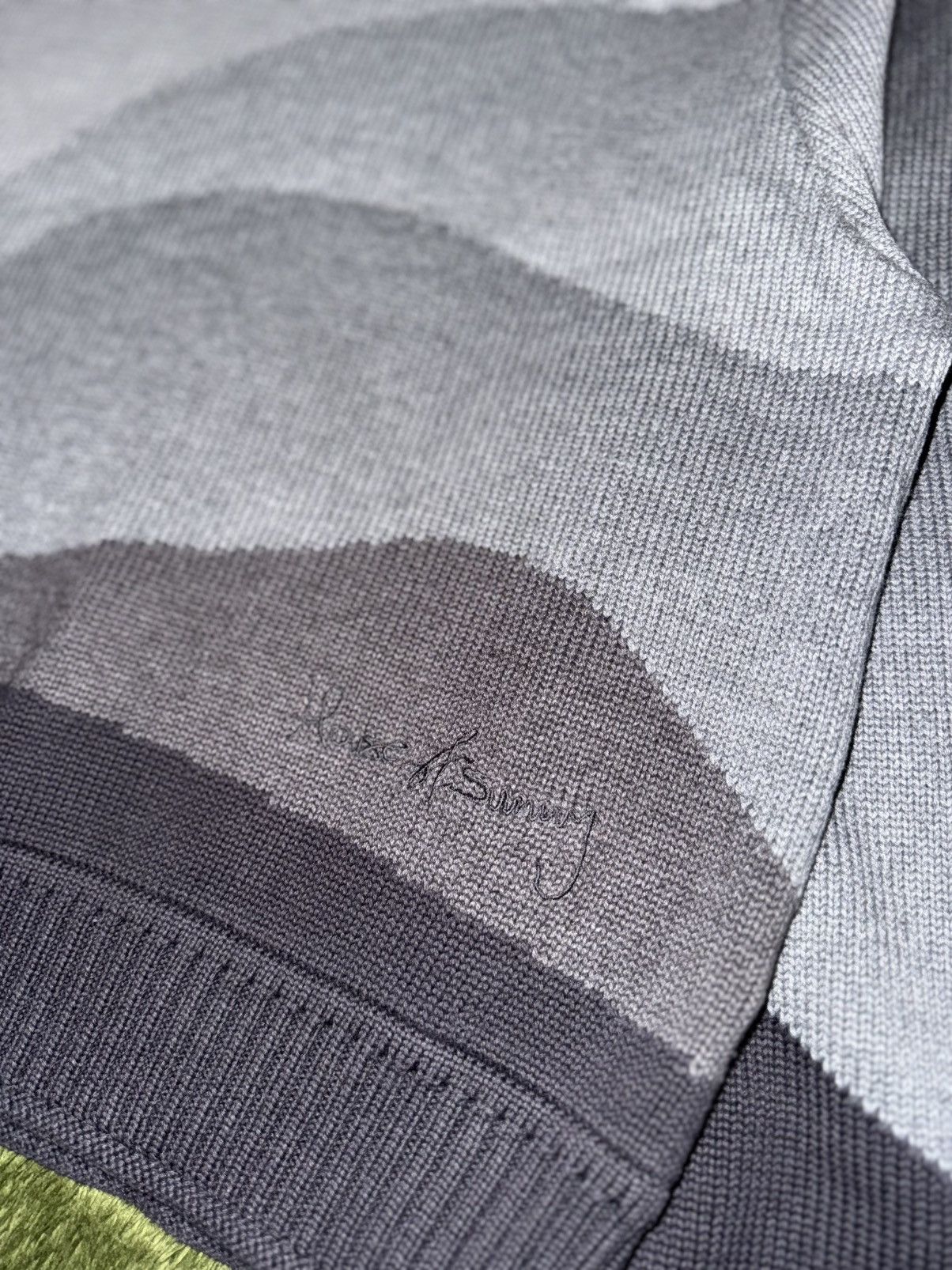 House of Sunny [XL] House of Sunny Wave Embroidered Logo High-Neck Knit Size US XL / EU 56 / 4 - 4 Thumbnail