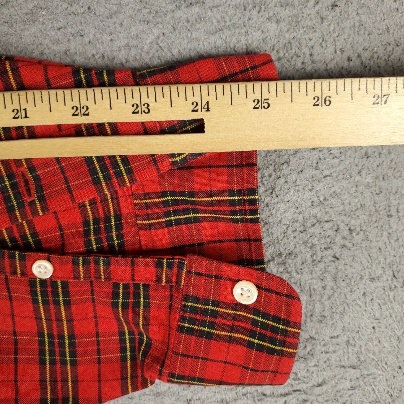 Ralph Lauren Ralph Lauren Shirt Mens XL Red Plaid Big Oxford Oversized Pony Button Up Shirt Size US M / EU 48-50 / 2 - 7 Thumbnail