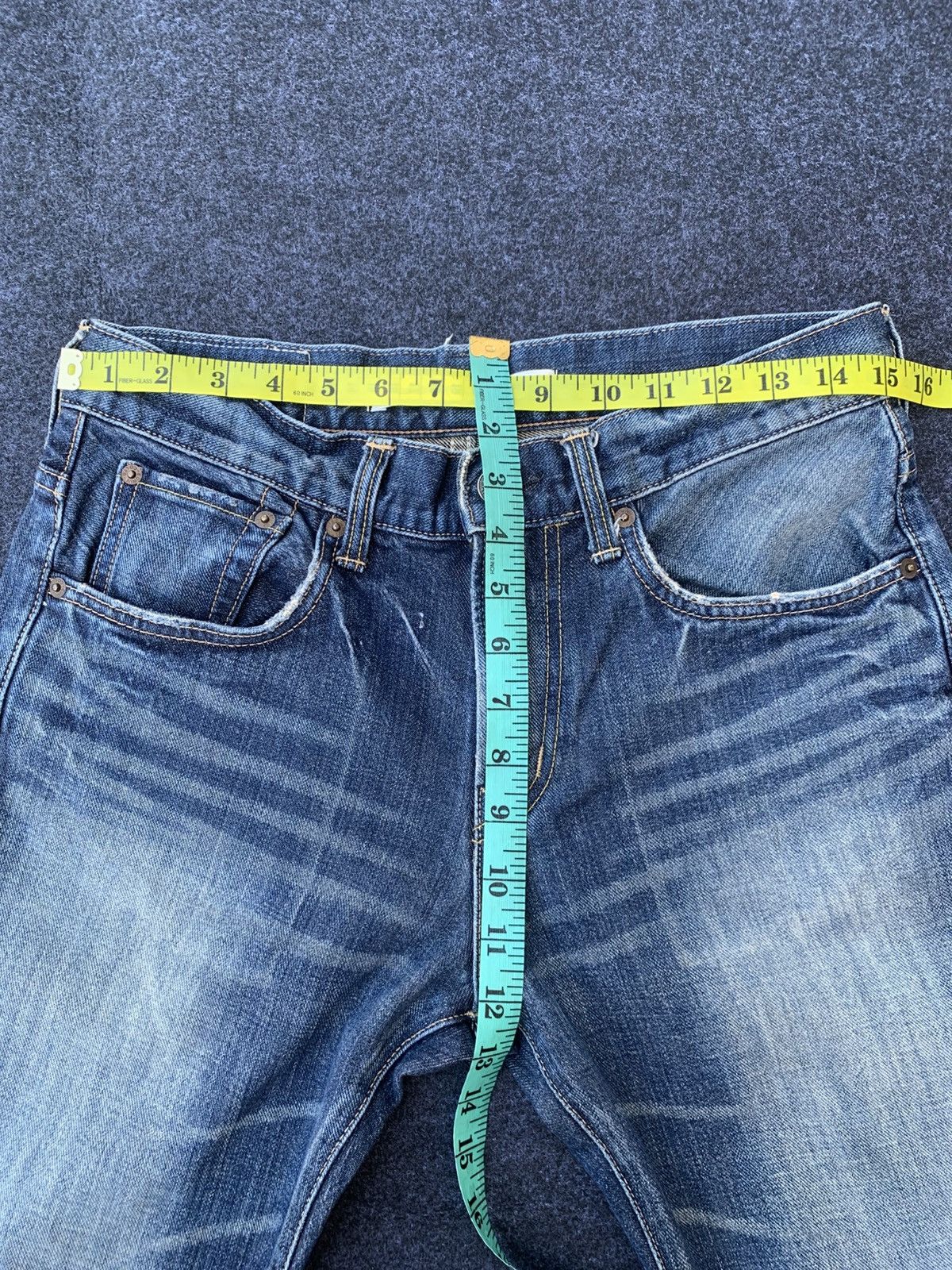 Edwin 𝗙𝗟𝗔𝗥𝗘 EDWIN EXCLUSIVE VINTAGE MODEL XV. (20) Size US 30 / EU 46 - 7 Thumbnail