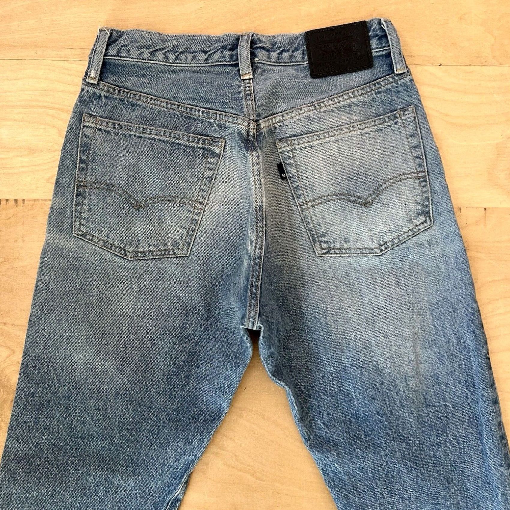 Levi's VINTAGE Levis Made and Crafted Jeans 27 Blue For Women Cropped 5-Pocket Denim Slim Fit Summer Womens Size 27" / US 4 / IT 40 - 7 Thumbnail