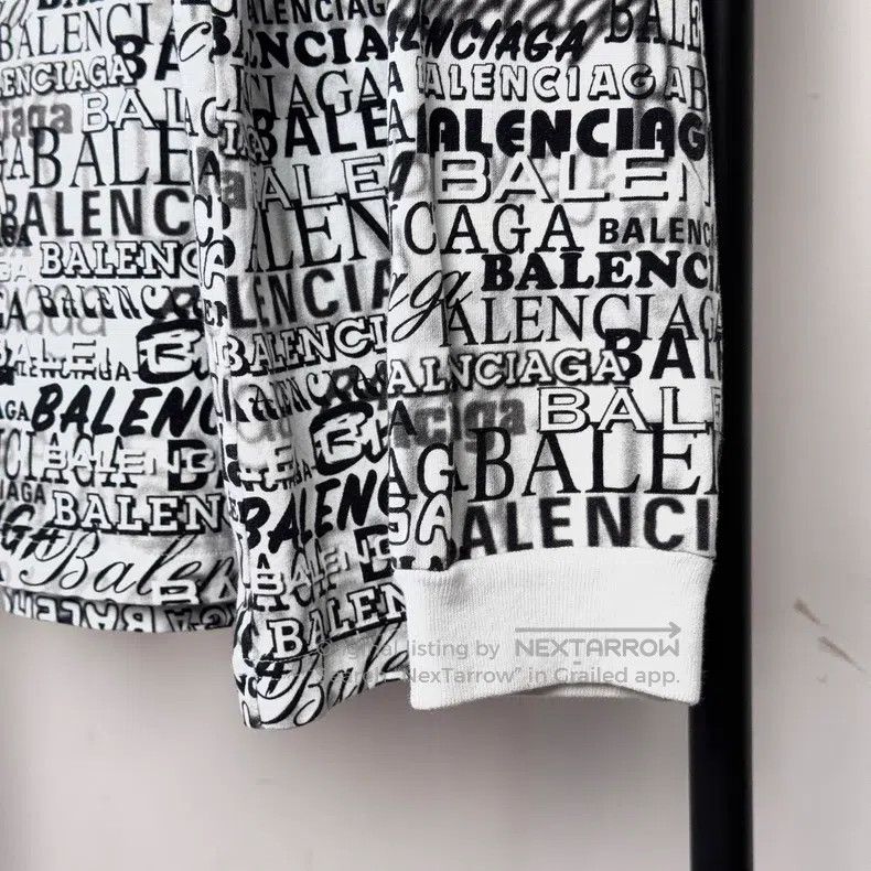 Balenciaga Balenciaga Lettering Printed Long-sleeve T-shirt Size US S / EU 44-46 / 1 - 4 Thumbnail