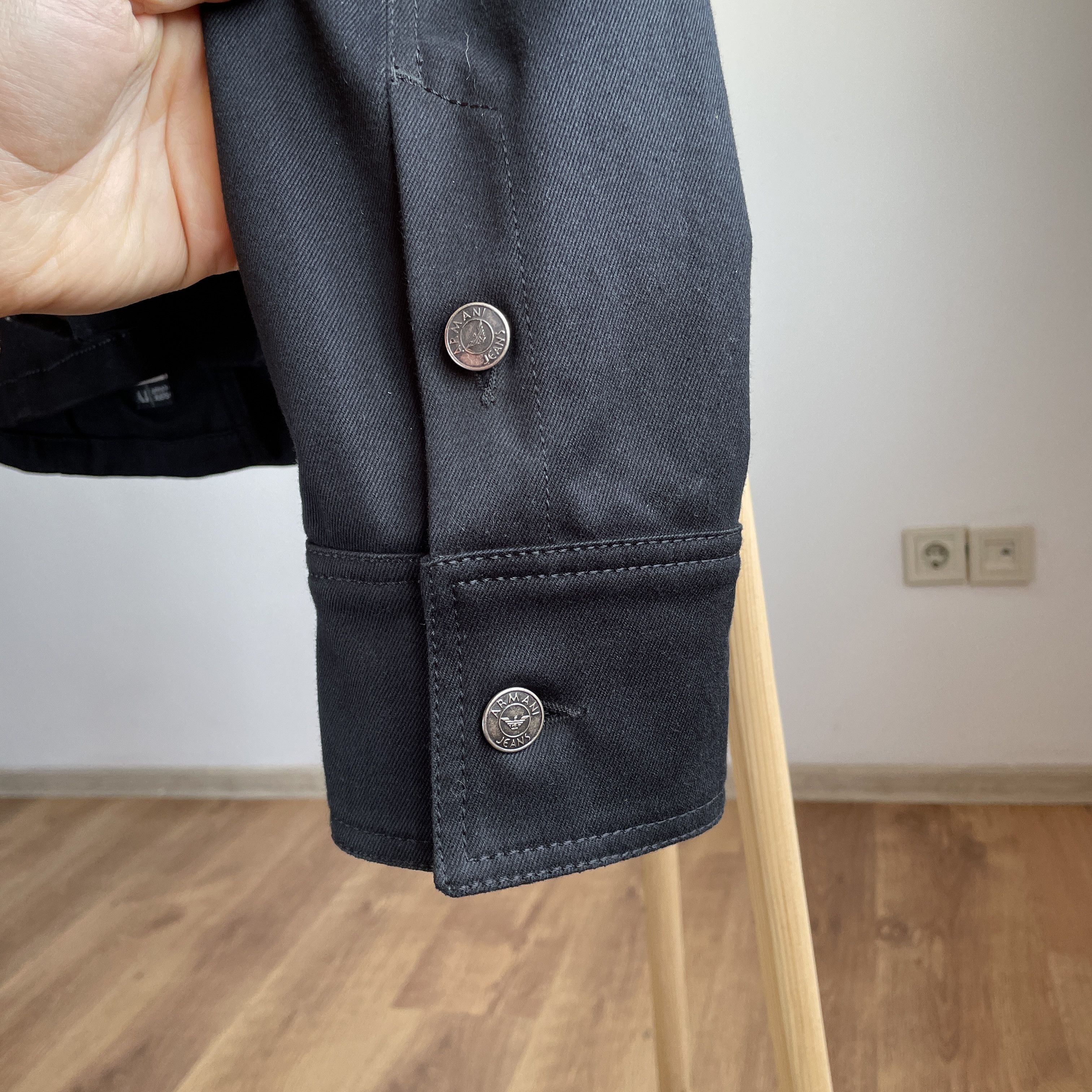 Armani Armani Jeans Vintage 00's Womens Cropped Fitted Jacket Size XL / US 12-14 / IT 48-50 - 8 Thumbnail