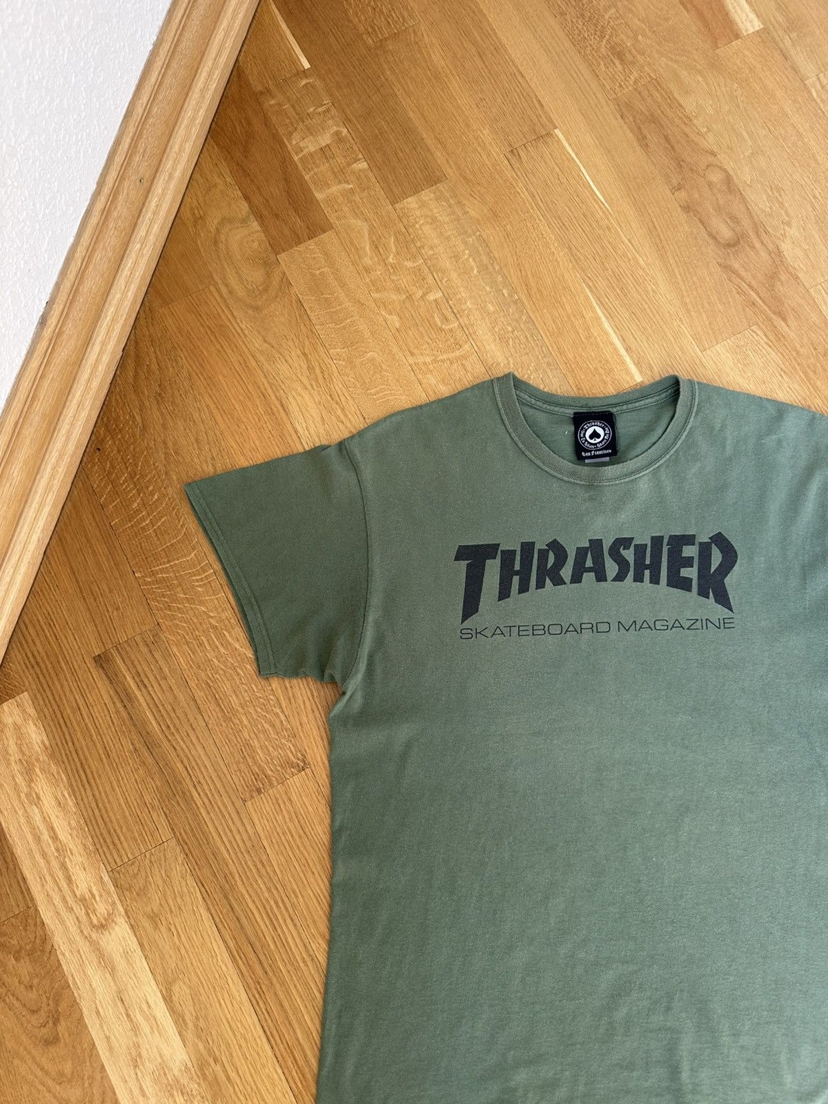 Thrasher Trasher T-shirt Black Logo Y2K Green Fit Size US L / EU 52-54 / 3 - 2 Thumbnail