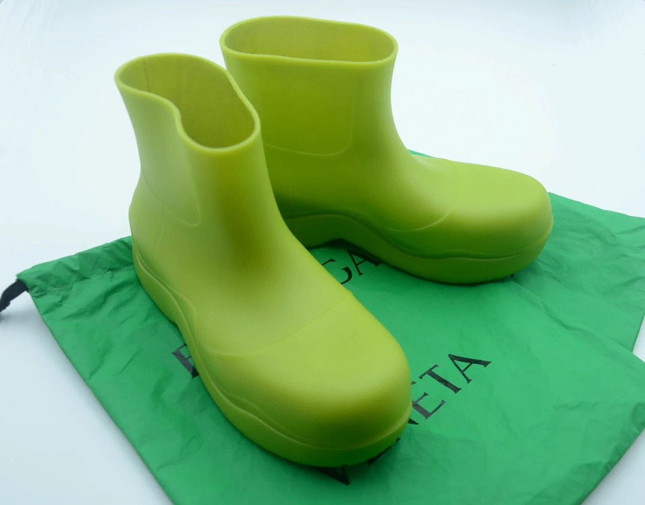 Bottega Veneta BV Puddle Green Men's 42 Boot Size US 9 / EU 42 - 1 Thumbnail