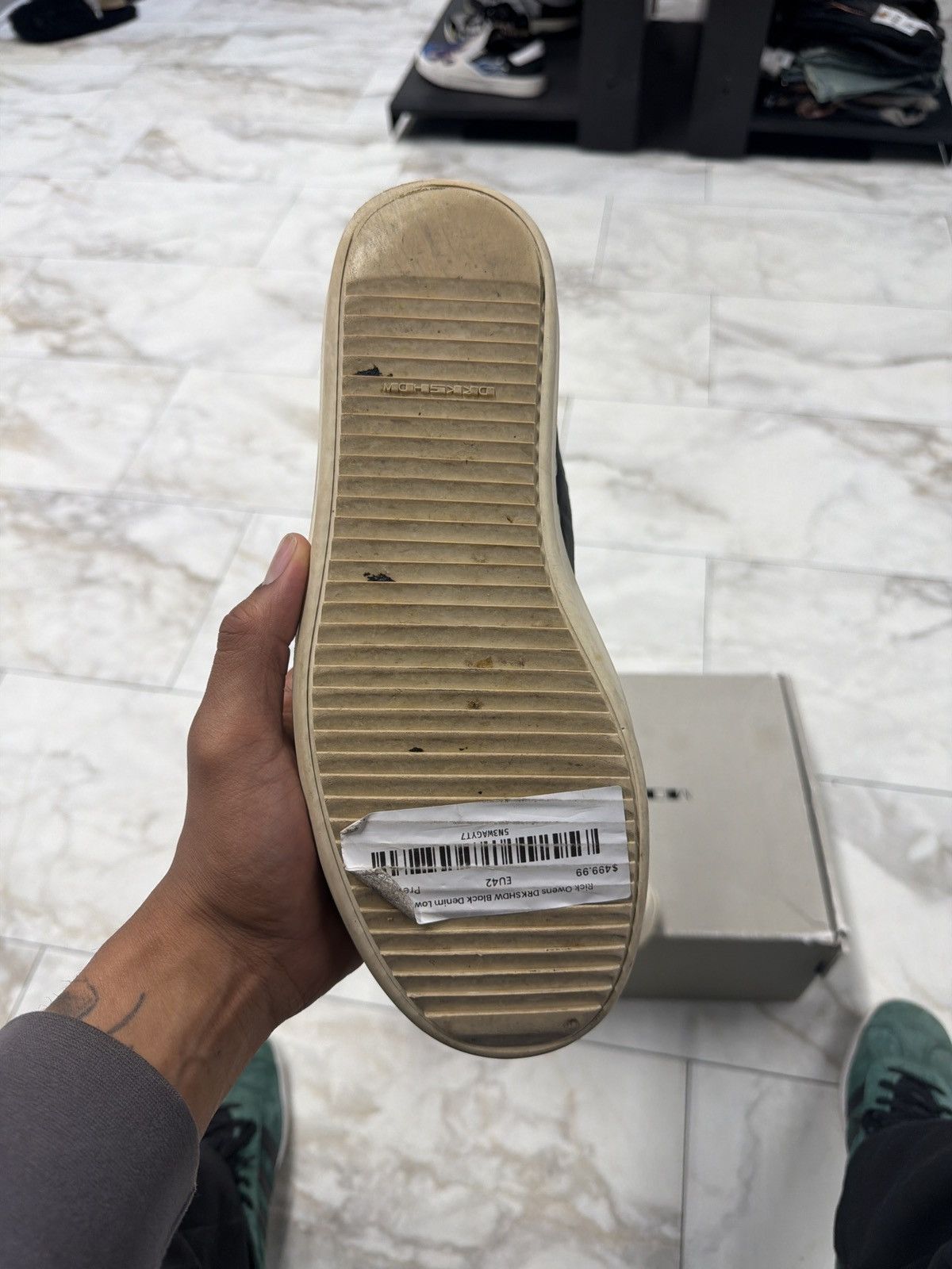 Rick Owens Rick Owens DRKSHDW black denim low Size US 9 / EU 42 - 10 Thumbnail