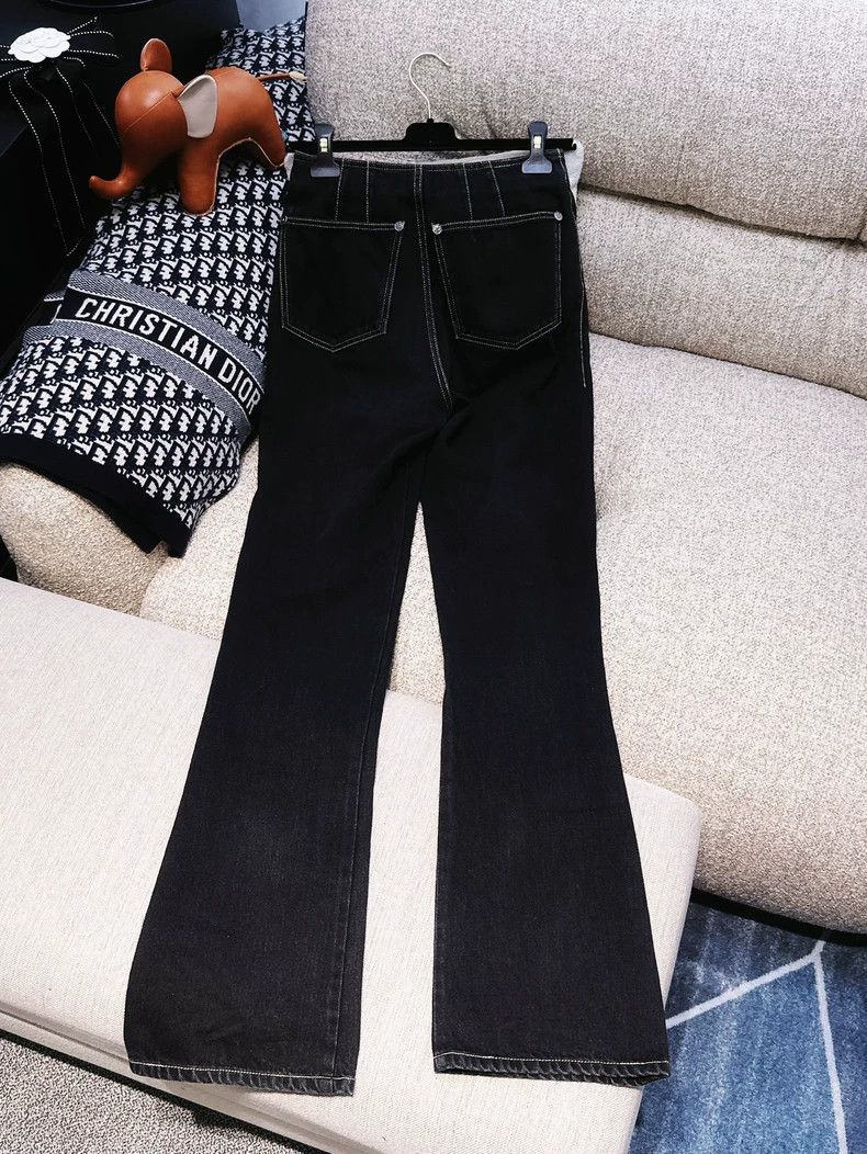 Chanel Chanel 22A High-end Handicraft Workshop Black wool pocket Size 25" / US 0 / IT 36 - 2 Thumbnail